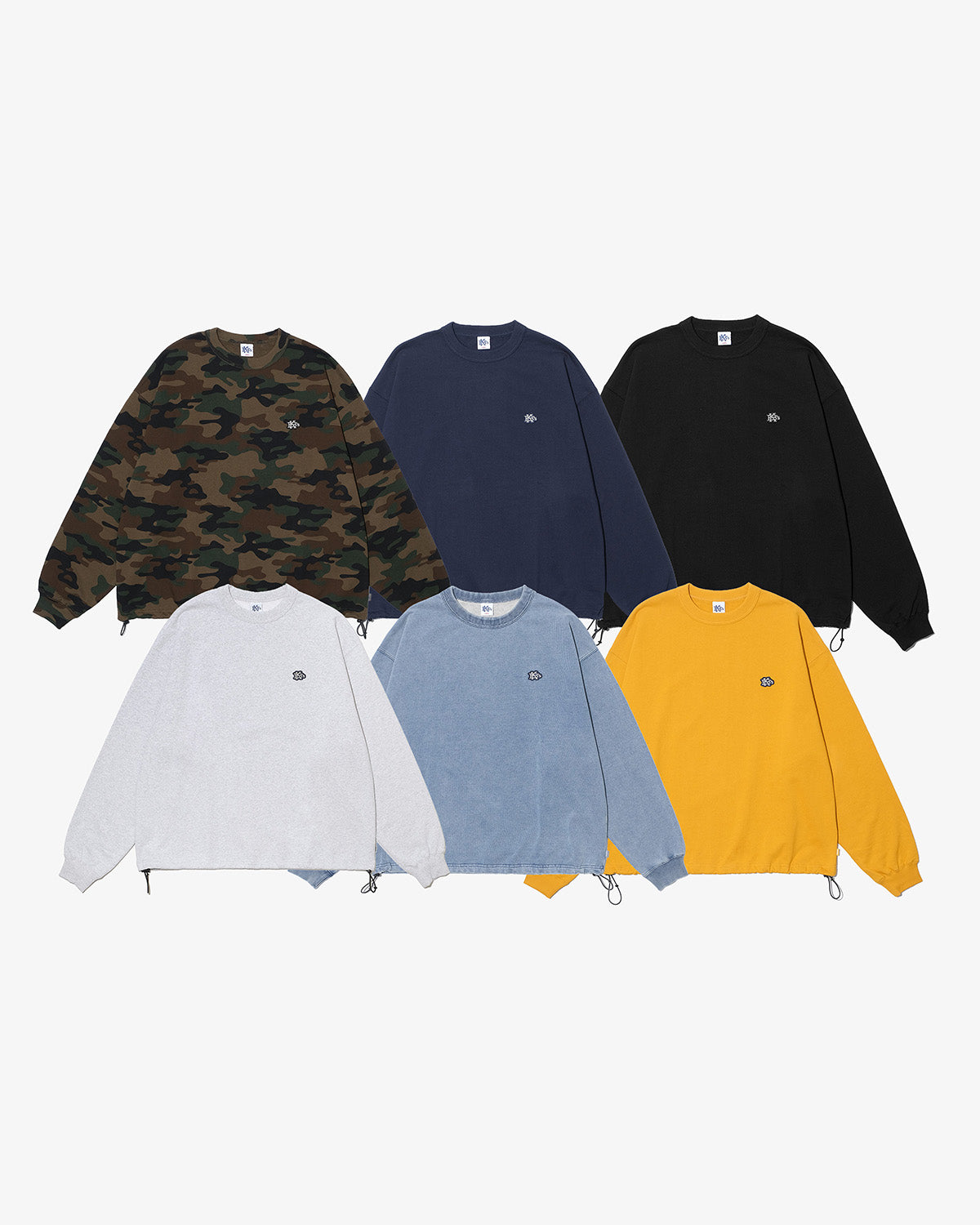 EFG WAPPEN DRAWSTRING SWEAT CREWNECK