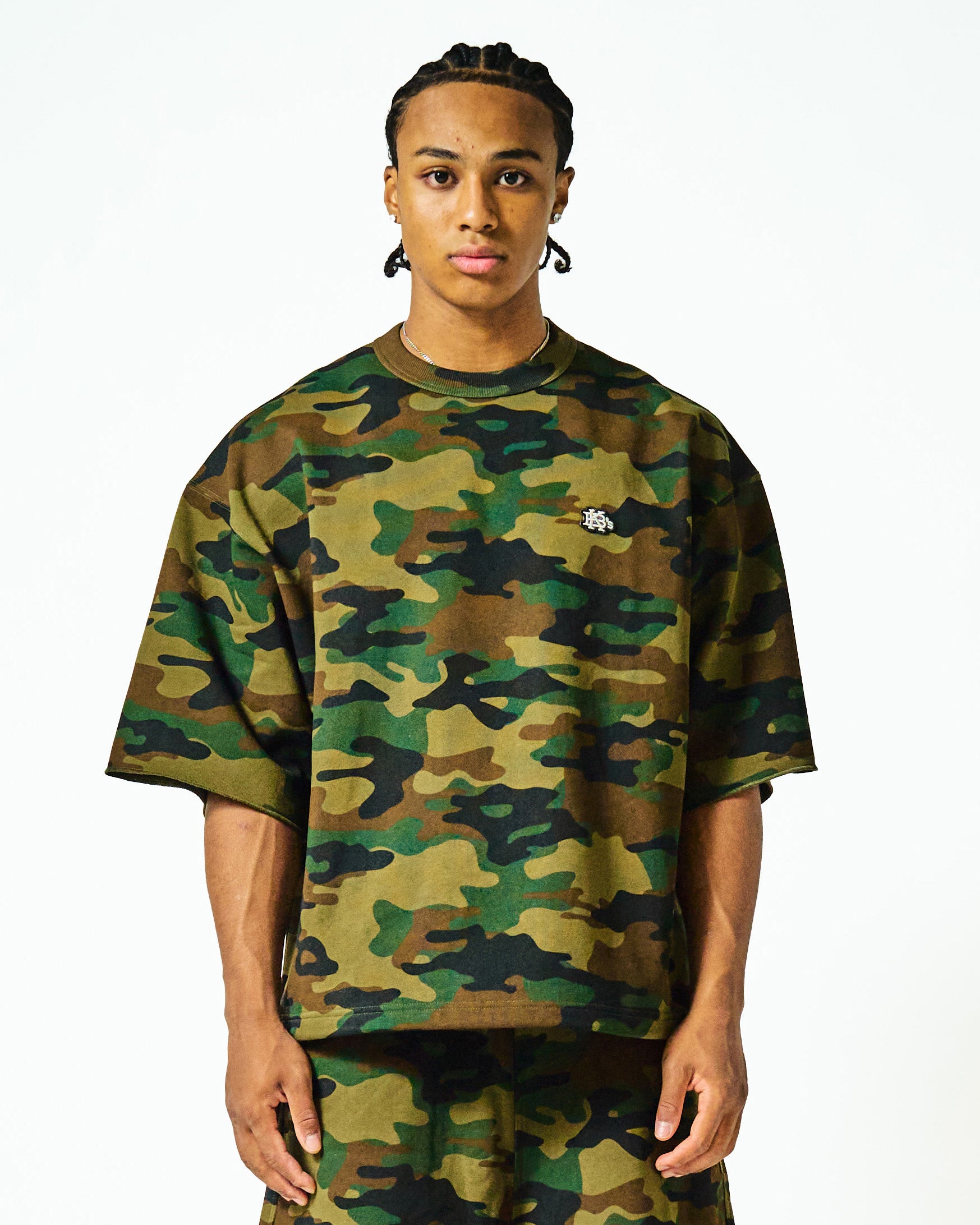 EFG WAPPEN DRAWSTRING S/S SWEATCREWNECK