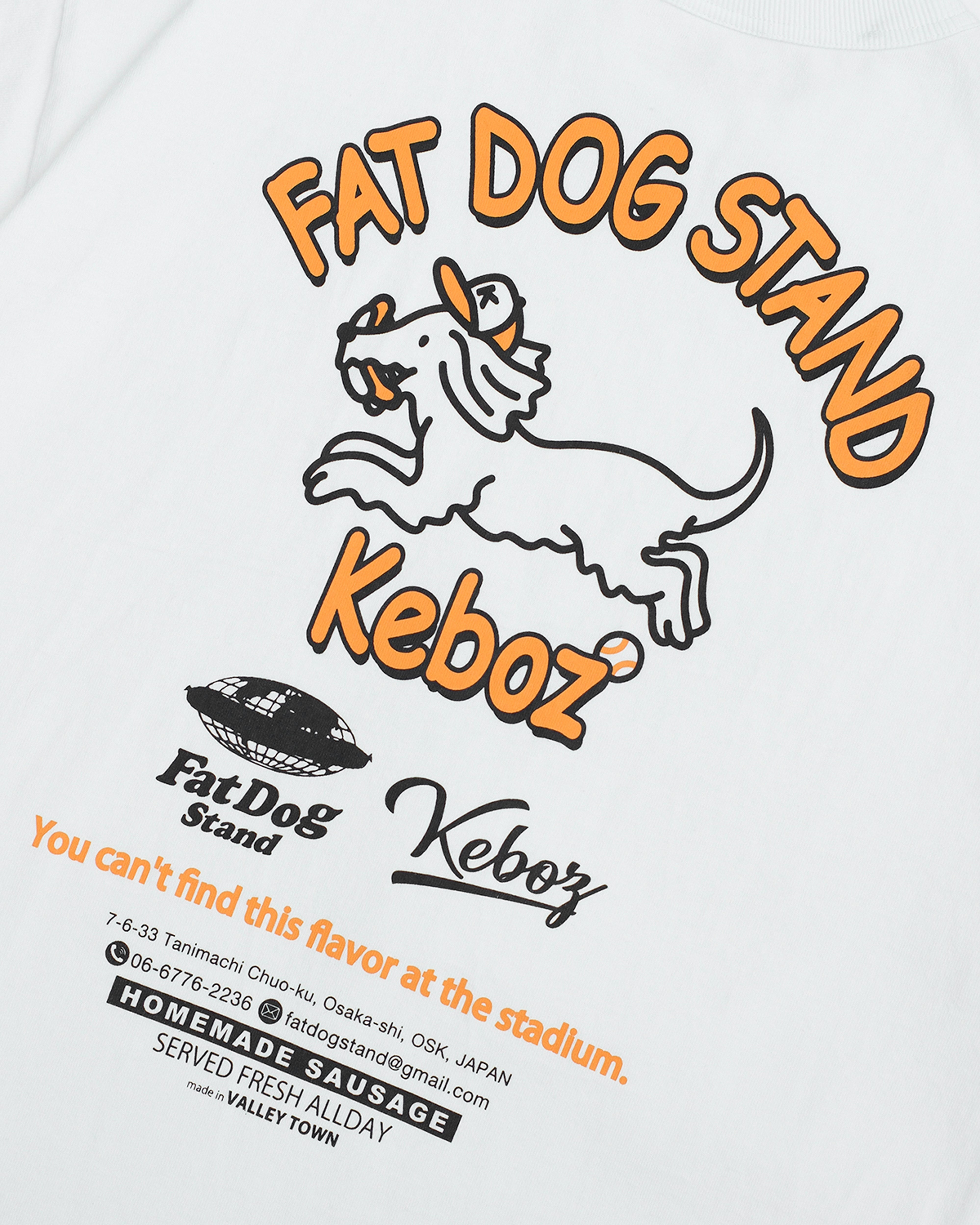 FAT DOG STAND × KEBOZ S/S TEE