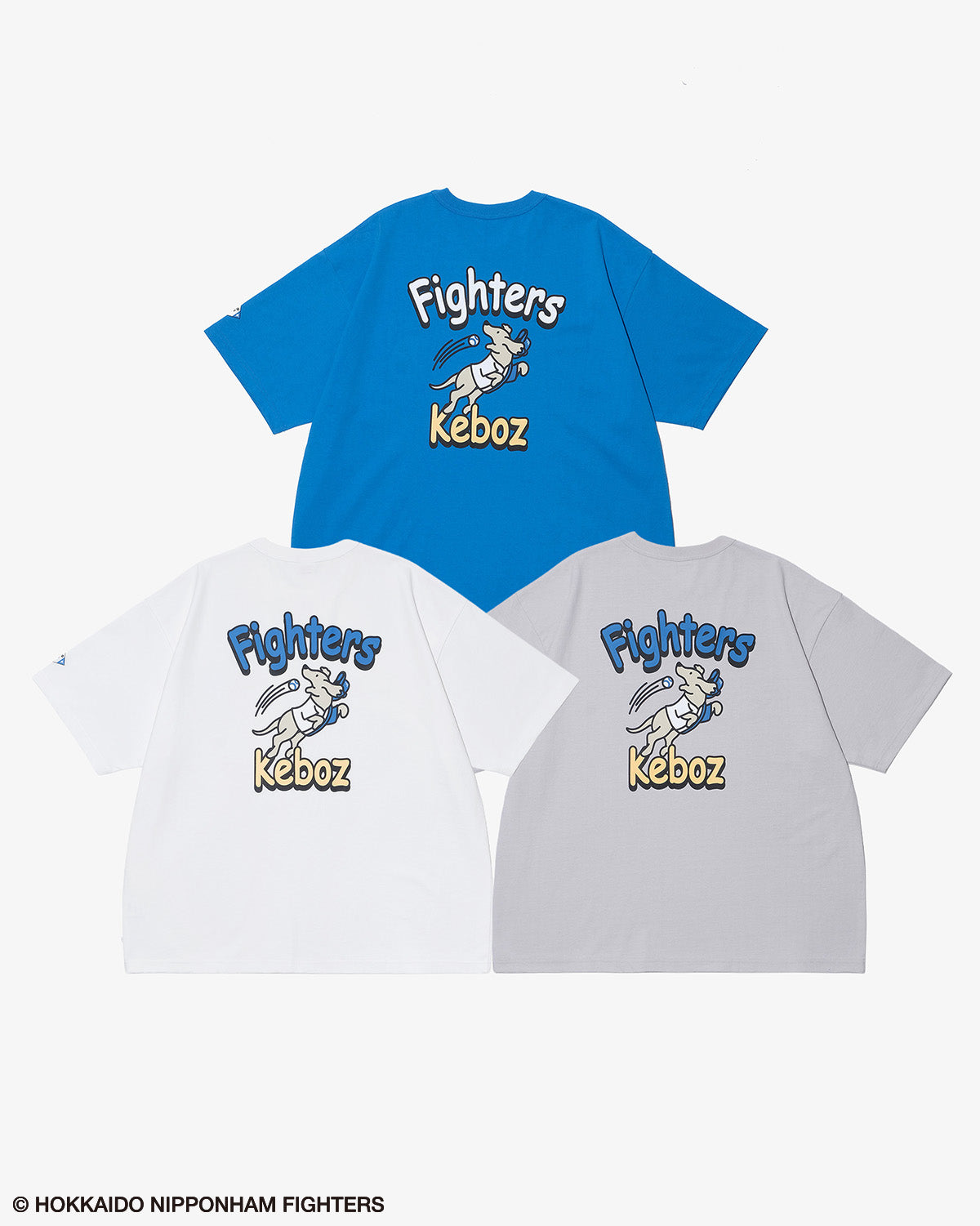 FIGHTERS × KEBOZ BASEBALL DOG S/S TEE
