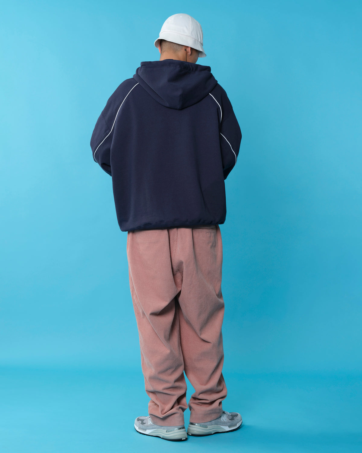 KAC SWEAT HALF ZIP HOODIE