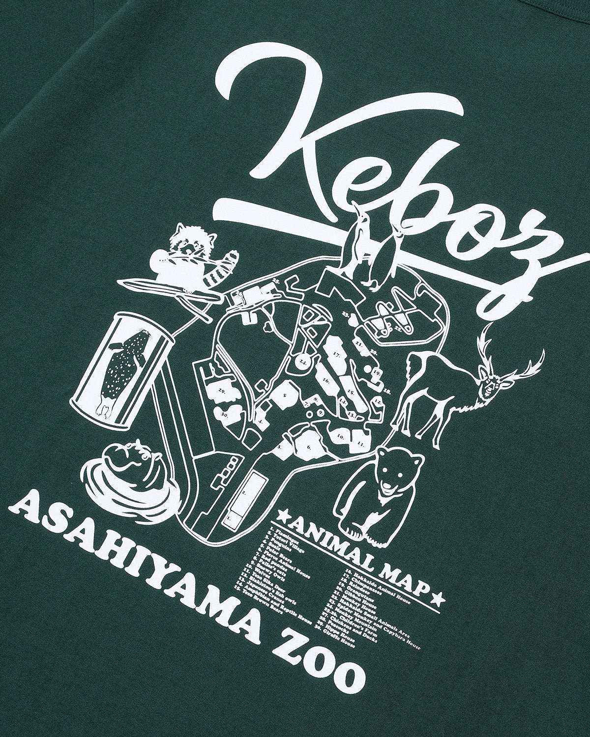 KEBOZ ASAHIYAMA ZOO S/S TEE
