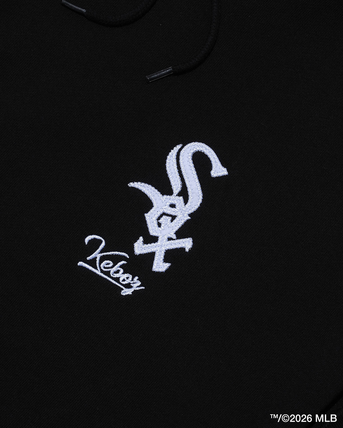 KEBOZ × MLB CHICAGO WHITE SOX LOGO SWEAT HOODIE