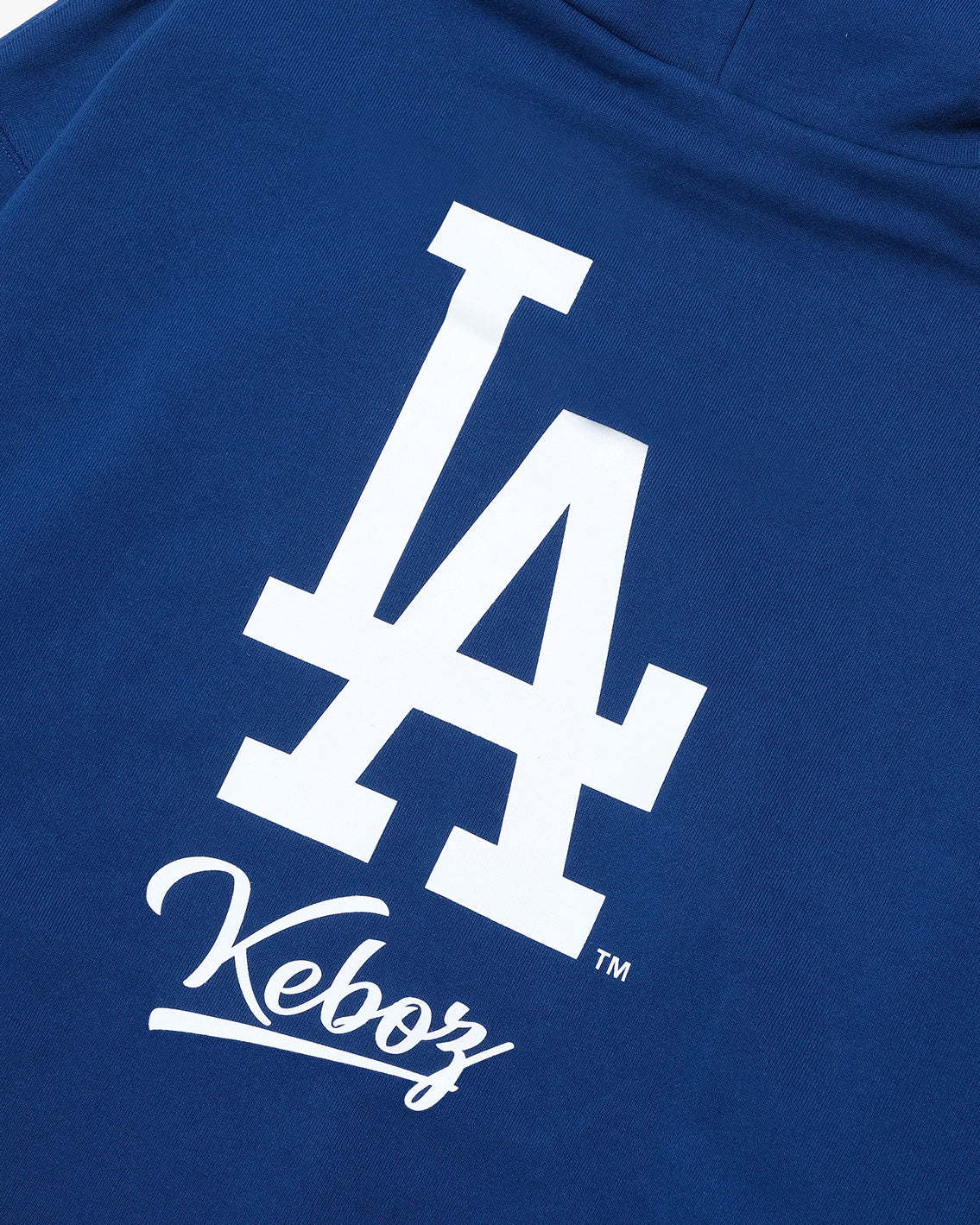 KEBOZ × MLB LOS ANGELES DODGERS LOGO SWEAT HOODIE