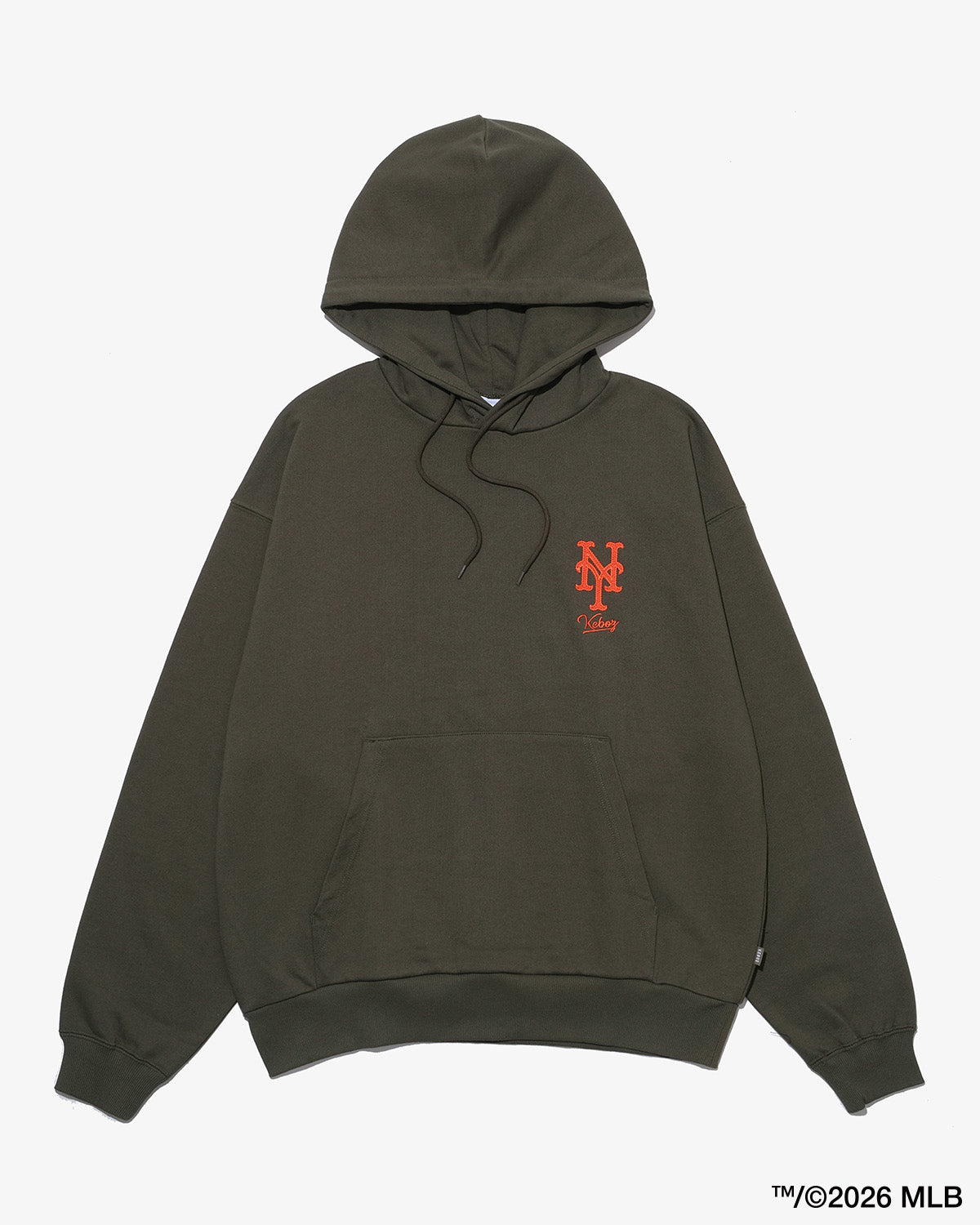 KEBOZ × MLB NEW YORK METS LOGO SWEAT HOODIE