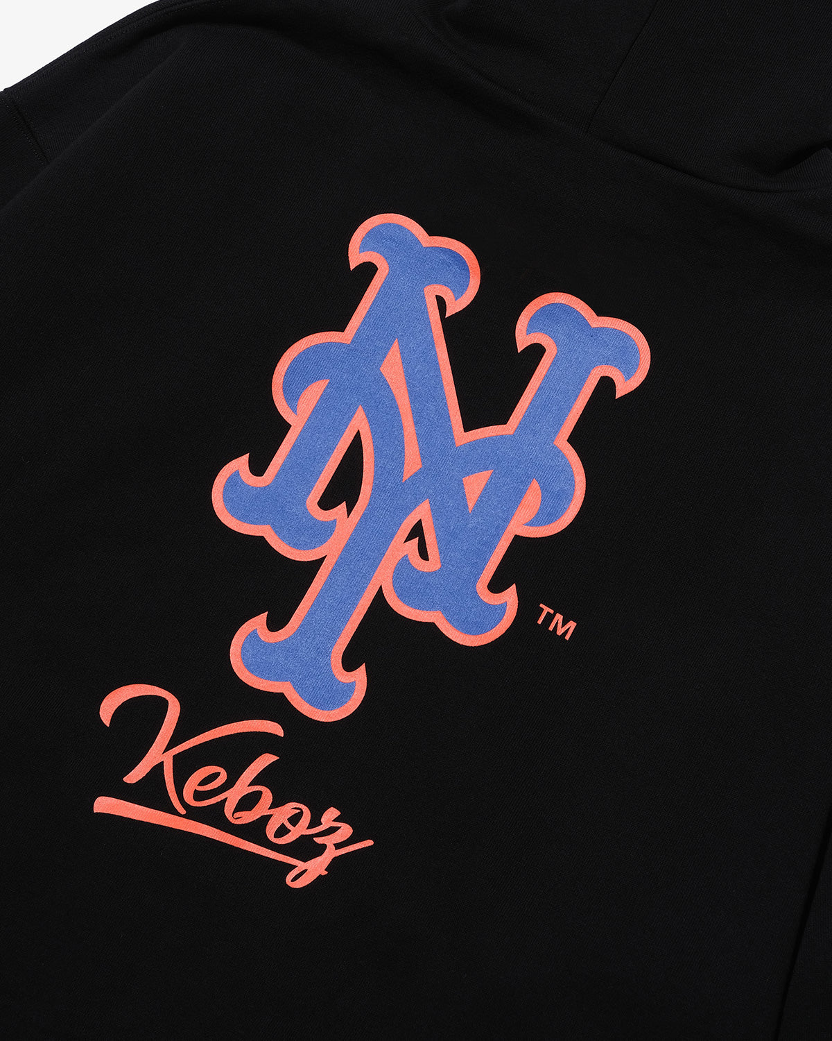 KEBOZ × MLB NEW YORK METS LOGO SWEAT HOODIE