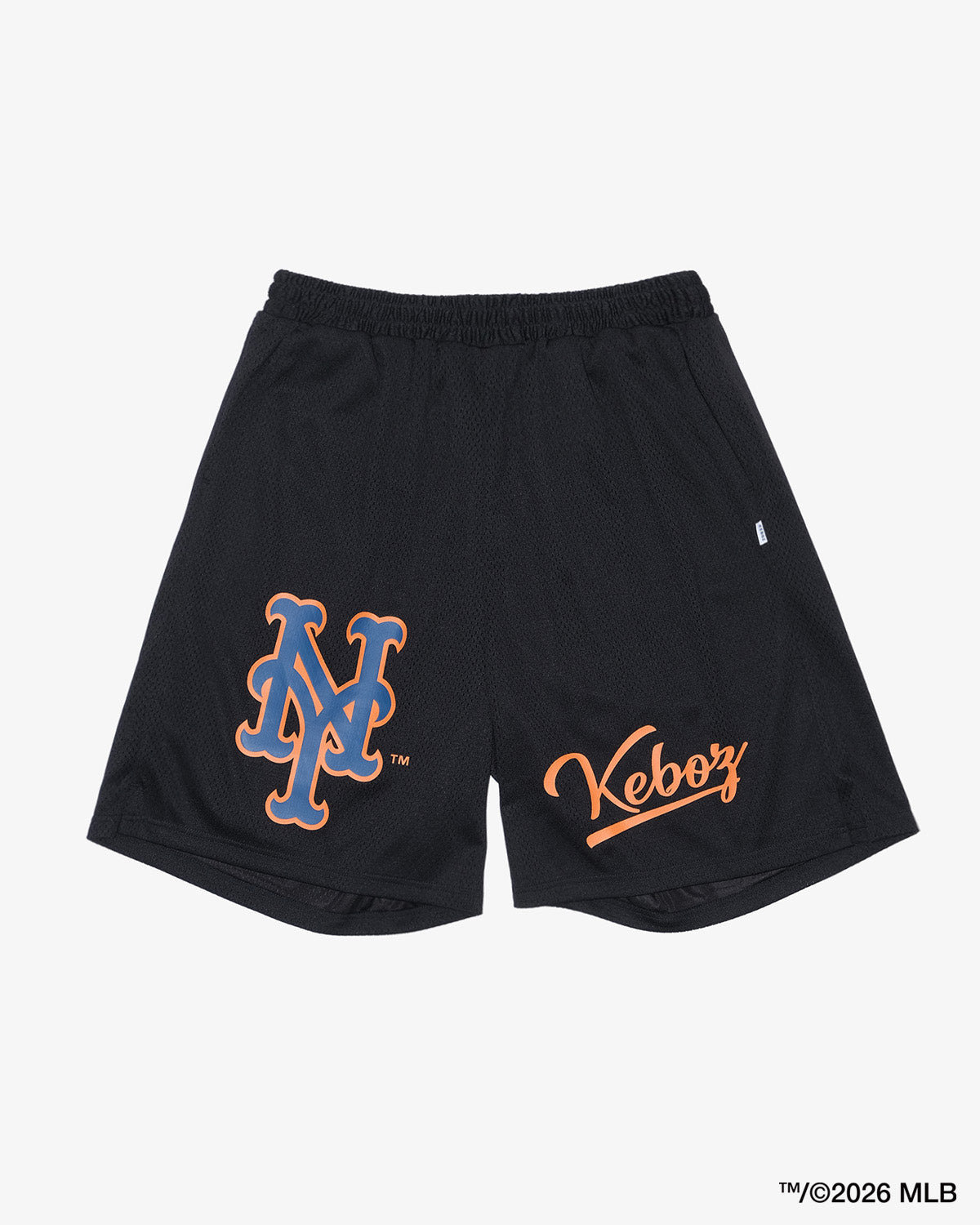 KEBOZ × MLB NEW YORK METS MESH SHORTS