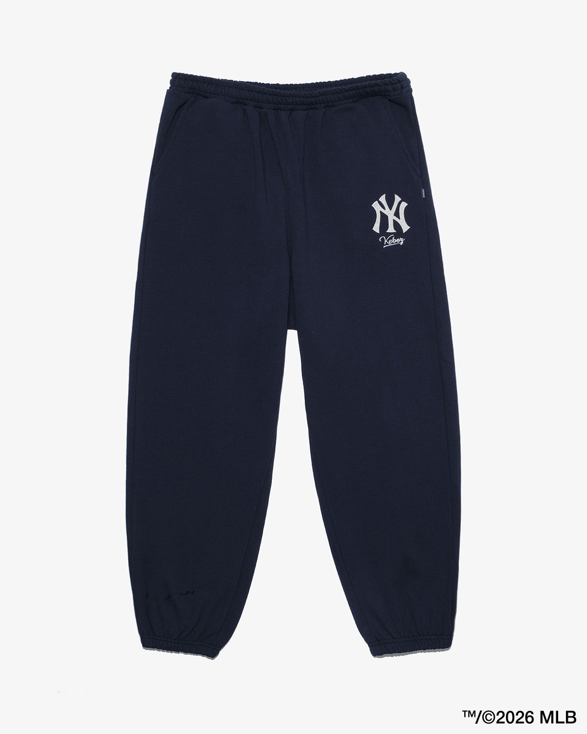 KEBOZ × MLB NEW YORK YANKEES LOGO SWEAT PANTS