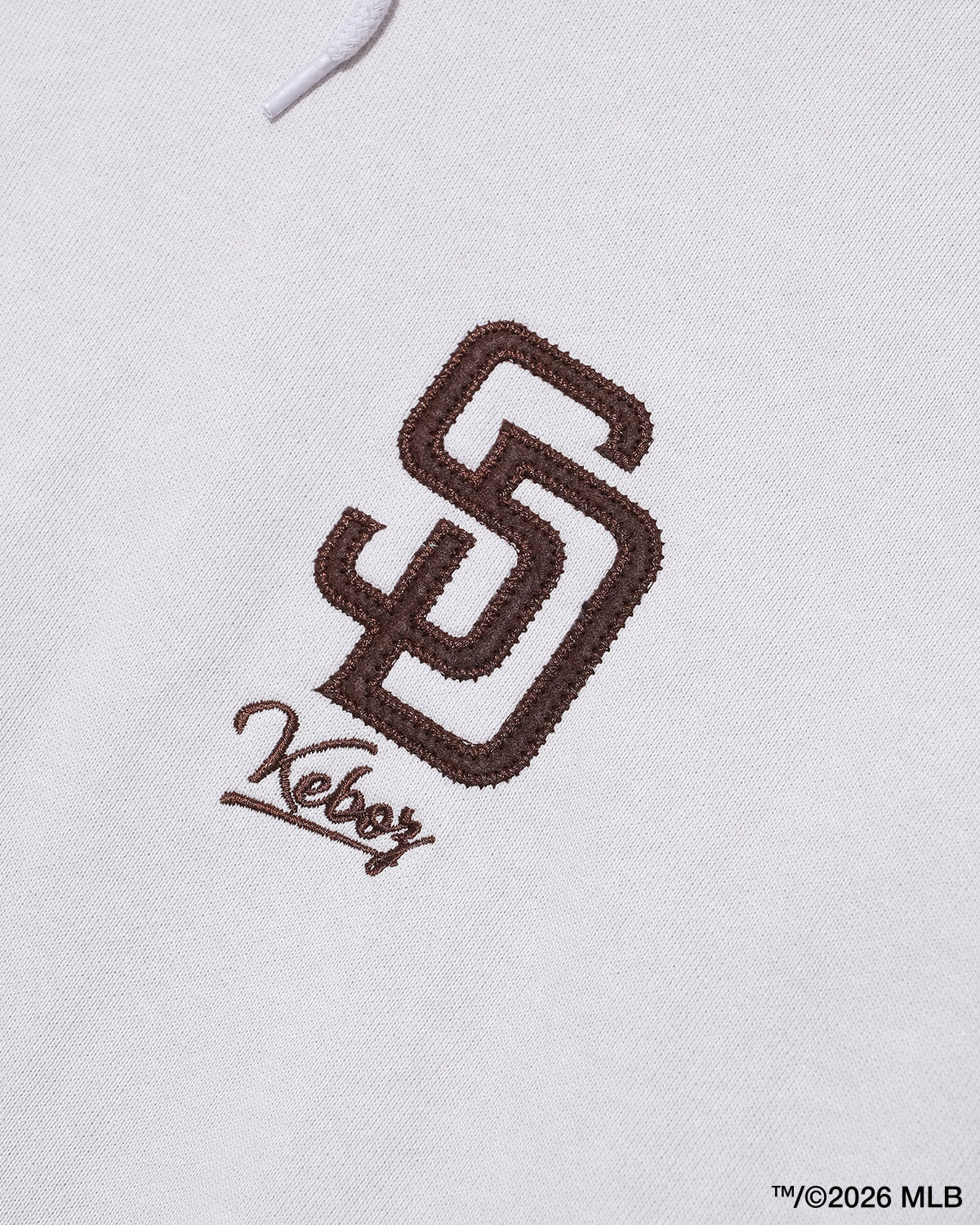 KEBOZ × MLB SAN DIEGO PADRES LOGO SWEAT HOODIE