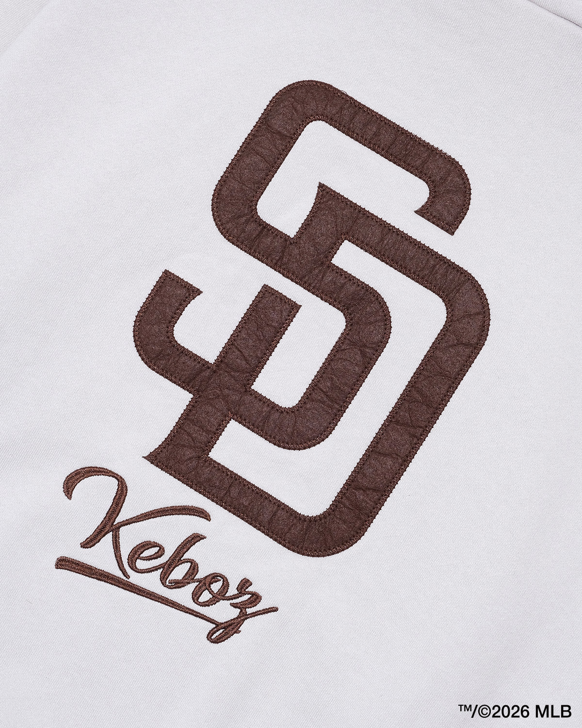 KEBOZ × MLB SAN DIEGO PADRES LOGO SWEAT HOODIE
