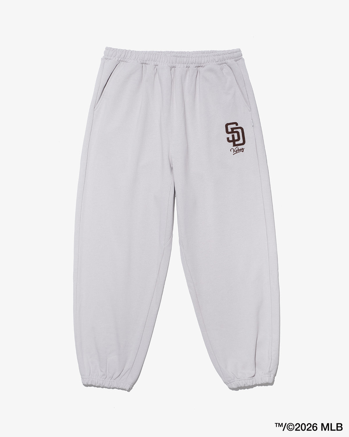 KEBOZ × MLB SAN DIEGO PADRES LOGO SWEAT PANTS