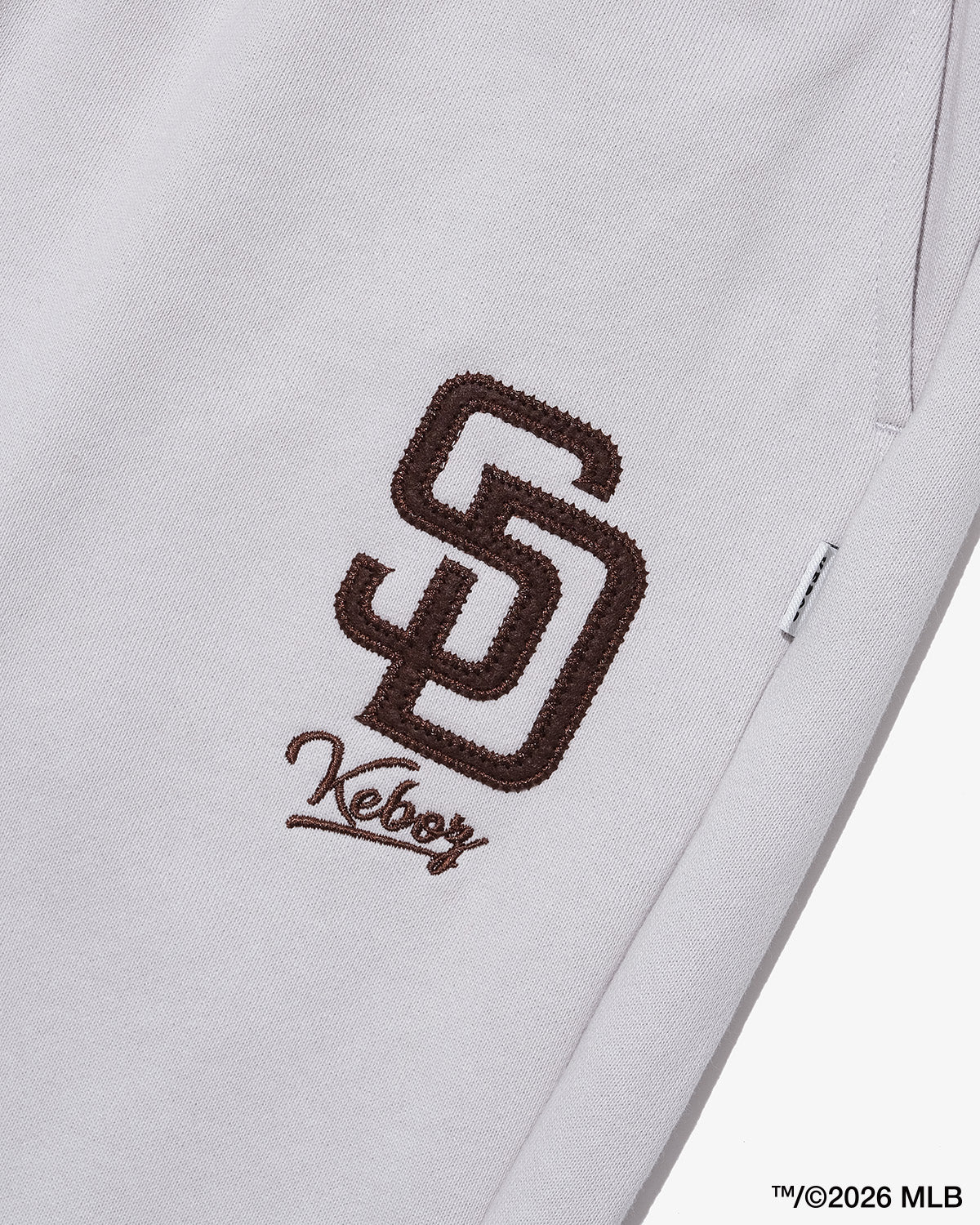 KEBOZ × MLB SAN DIEGO PADRES LOGO SWEAT PANTS