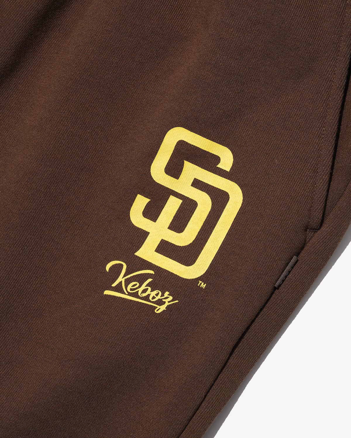 KEBOZ × MLB SAN DIEGO PADRES LOGO SWEAT PANTS