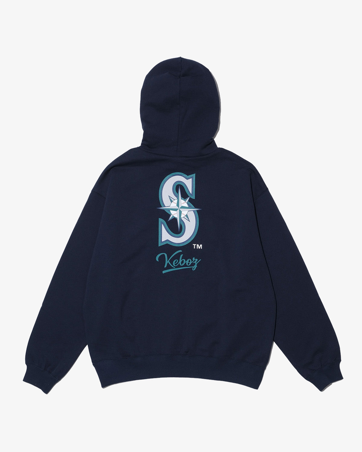 KEBOZ × MLB SEATTLE MARINERS LOGO SWEAT HOODIE