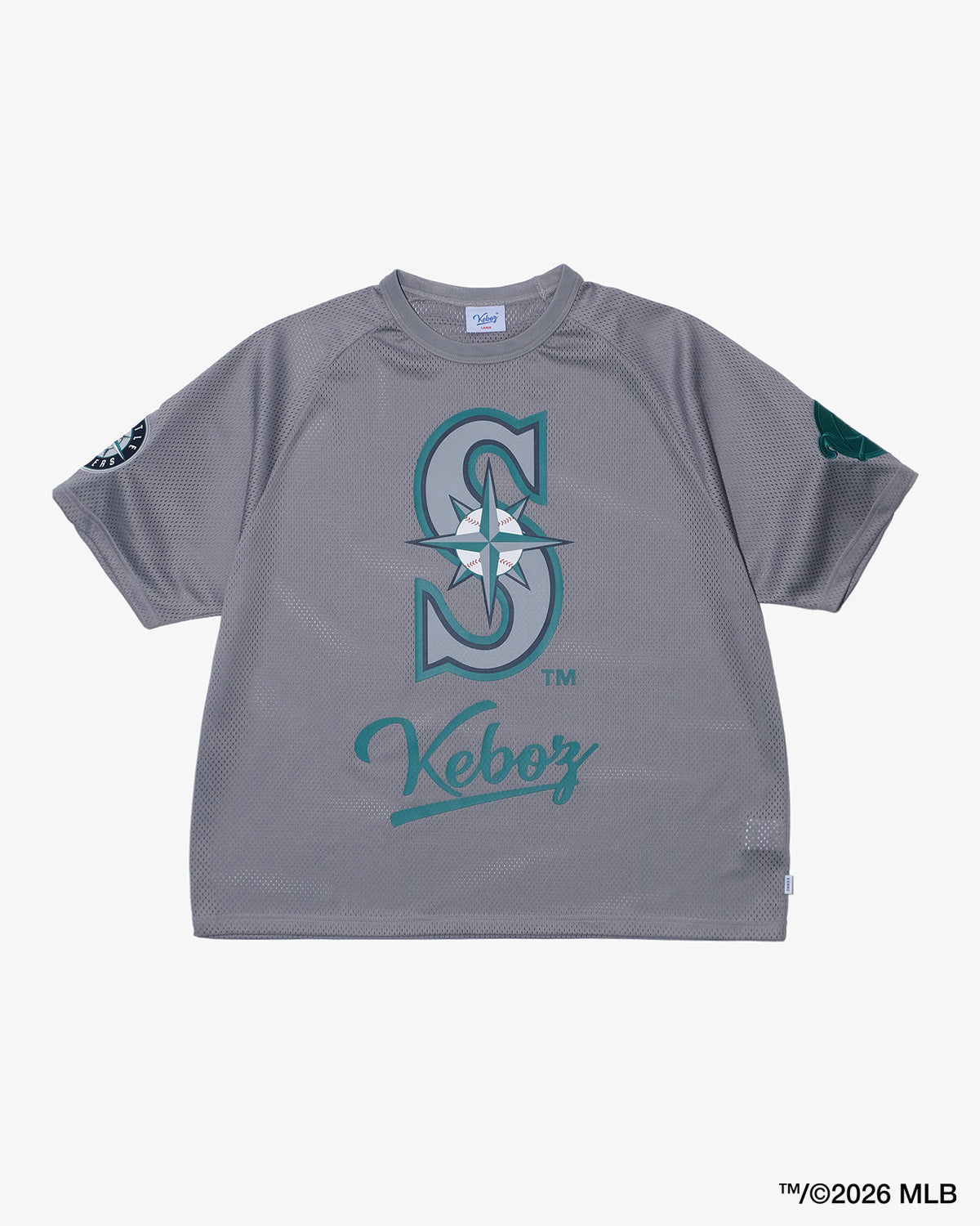 KEBOZ × MLB SEATTLE MARINERS MESH TEE