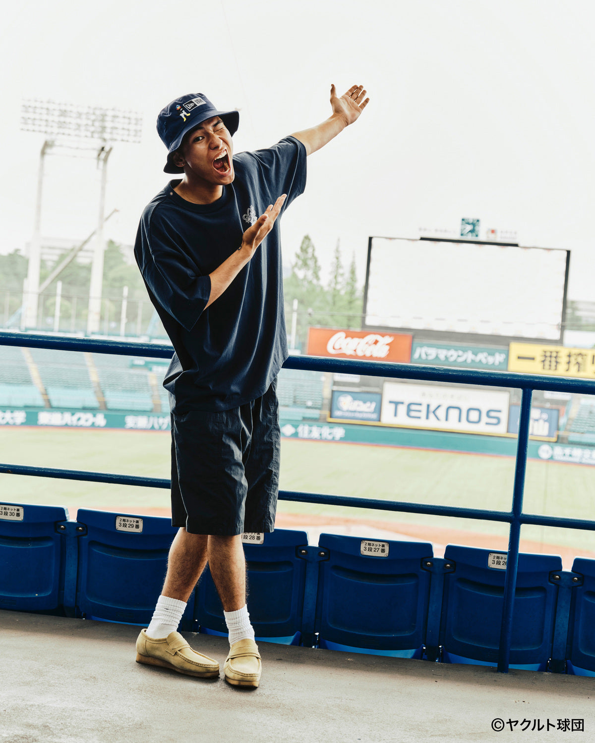SWALLOWS × KEBOZ ENJOY S/S TEE