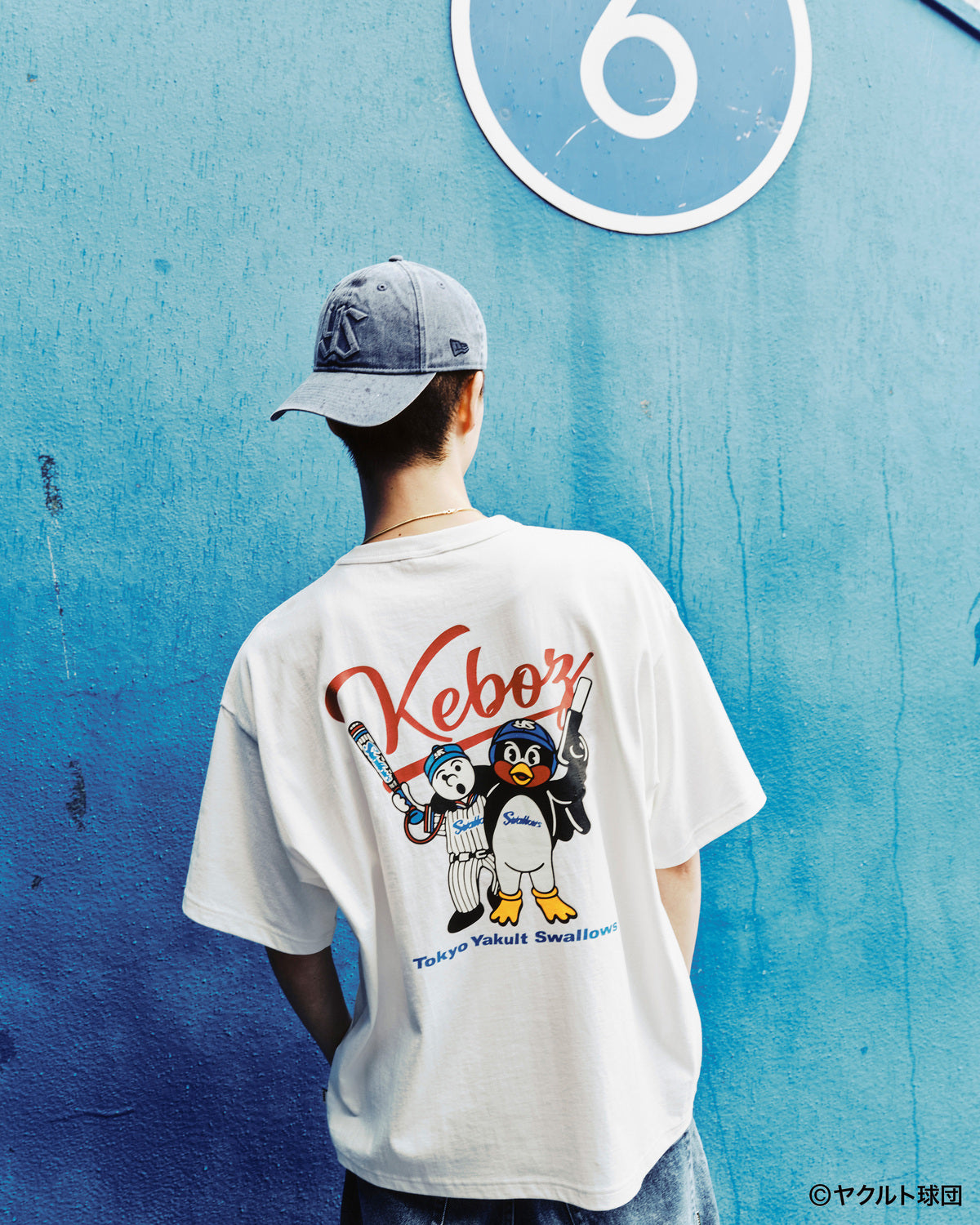 SWALLOWS × KEBOZ TSUBAKUROU FRIENDS S/S TEE