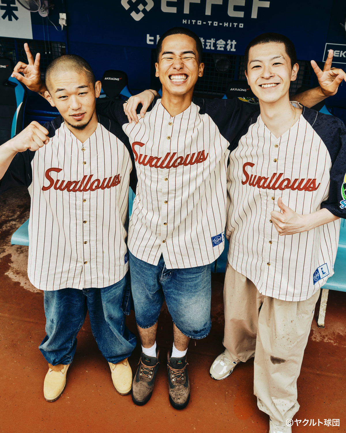 SWALLOWS × KEBOZ BASEBALL JERSEY