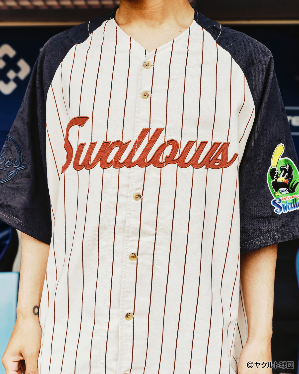 SWALLOWS × KEBOZ BASEBALL JERSEY