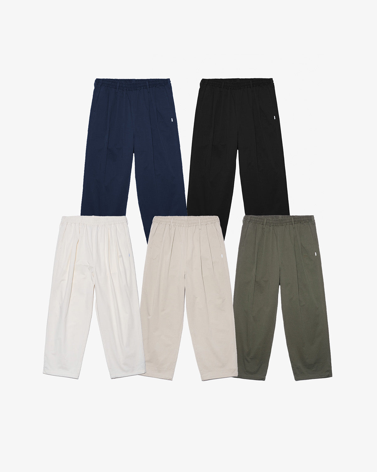 LIGHT COTTON WIDE FIT EASY PANTS
