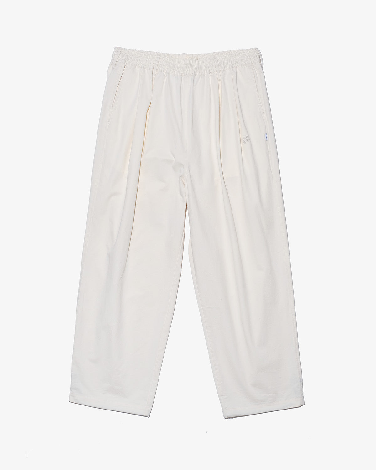 LIGHT COTTON WIDE FIT EASY PANTS
