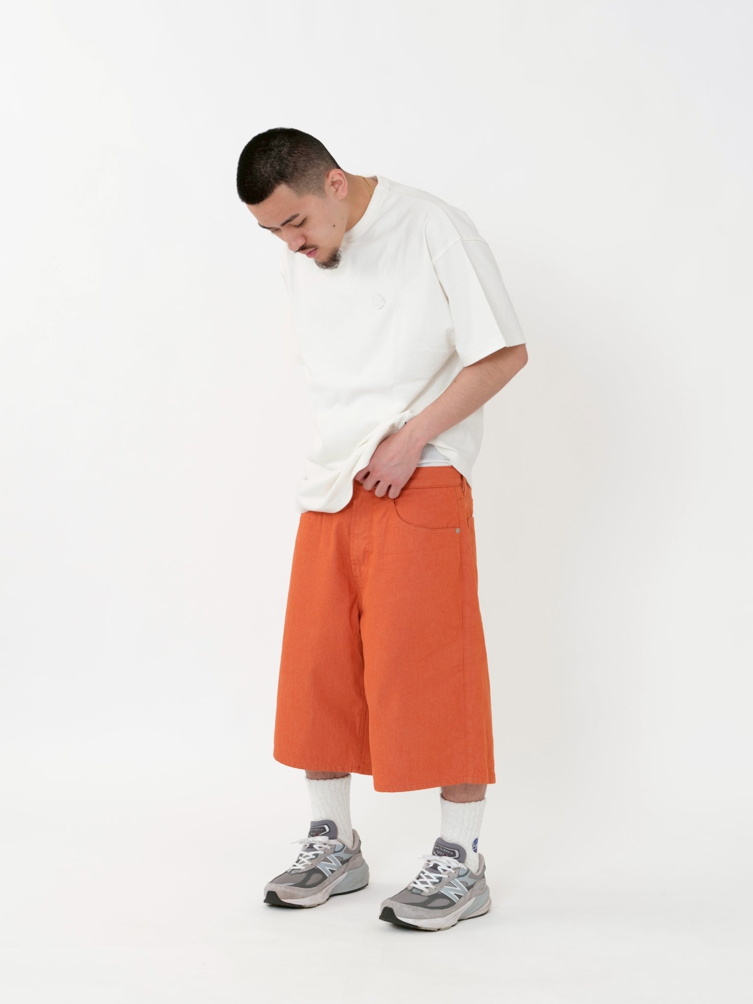 BAGGY FIT DENIM SHORTS