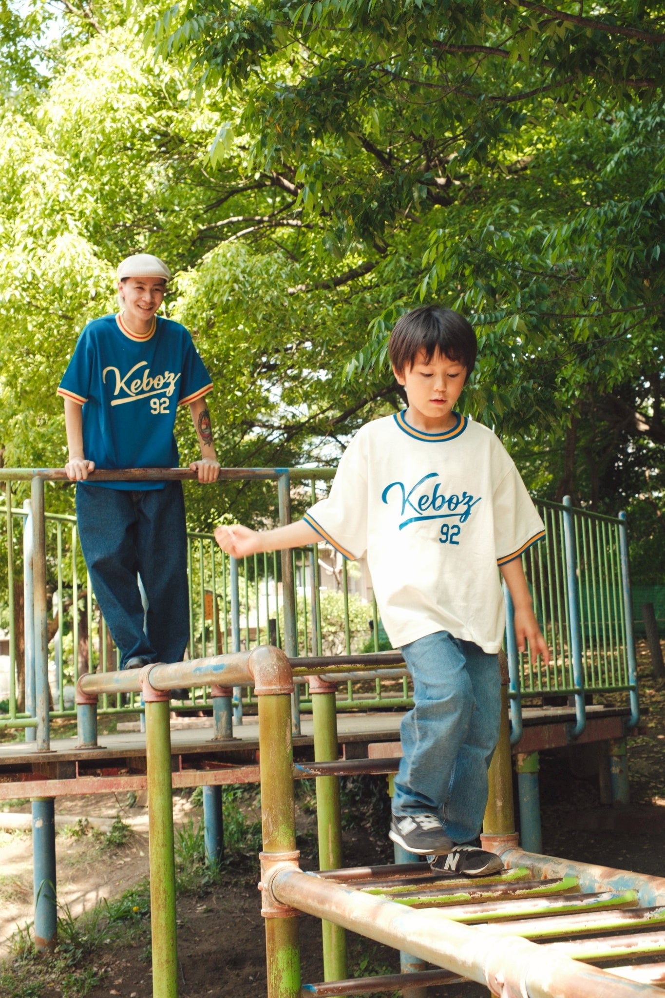 【KIDS】B92 RINGER S/S TEE