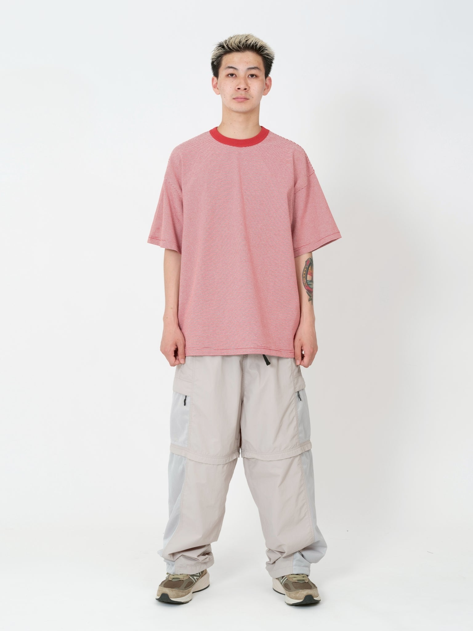 45. SINGLE BORDER S/S TEE (Shipping date: April)