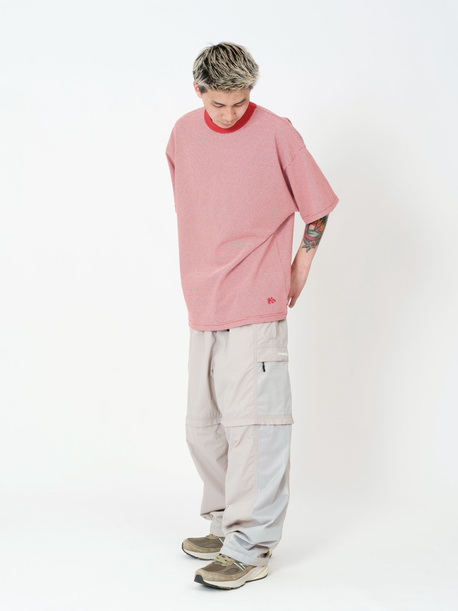 45. SINGLE BORDER S/S TEE (Shipping date: April)