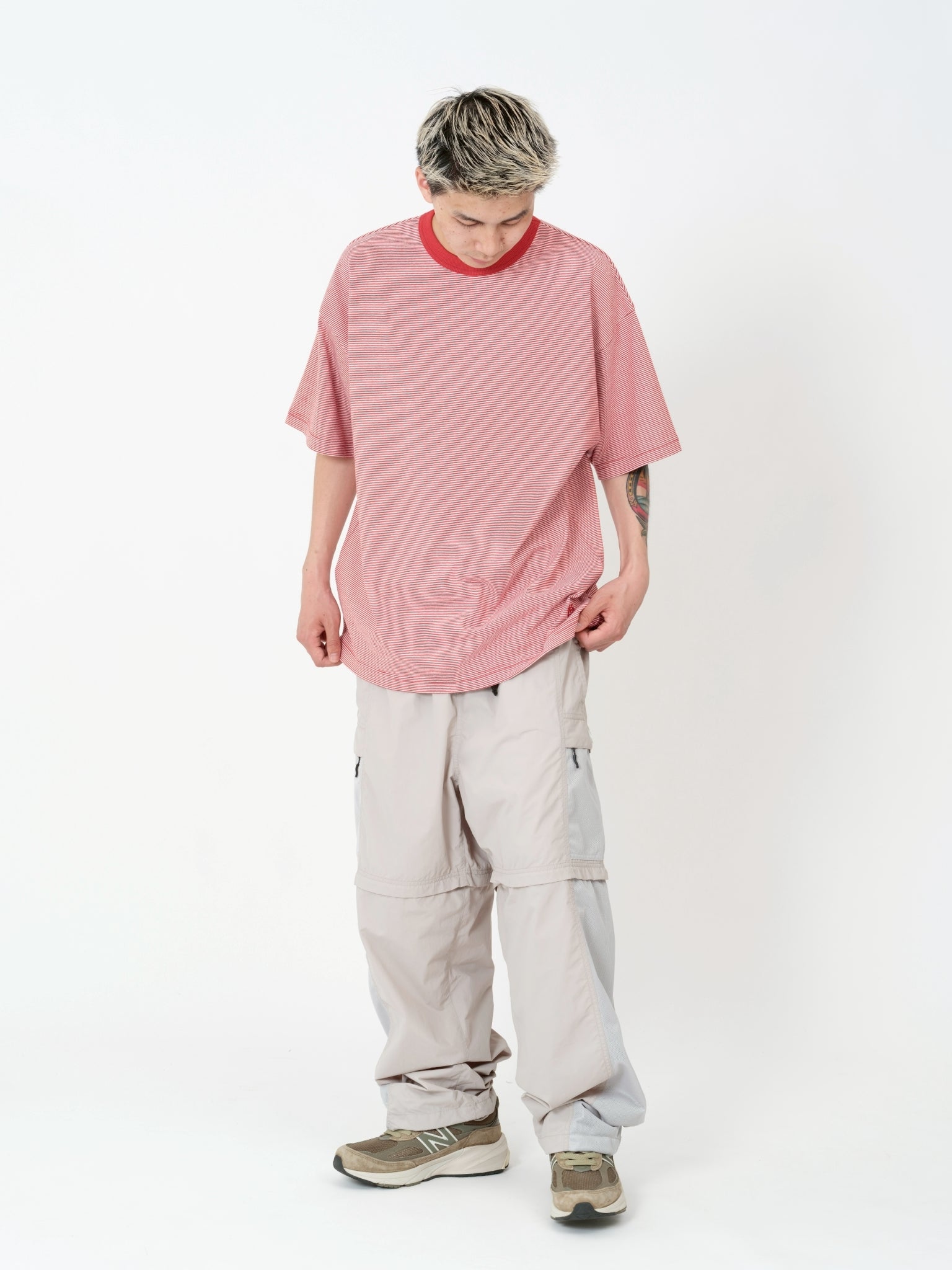 45. SINGLE BORDER S/S TEE (Shipping date: April)