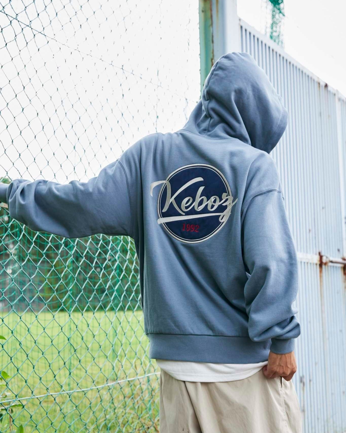 BB LOGO SWEAT FULL ZIP HOODIE