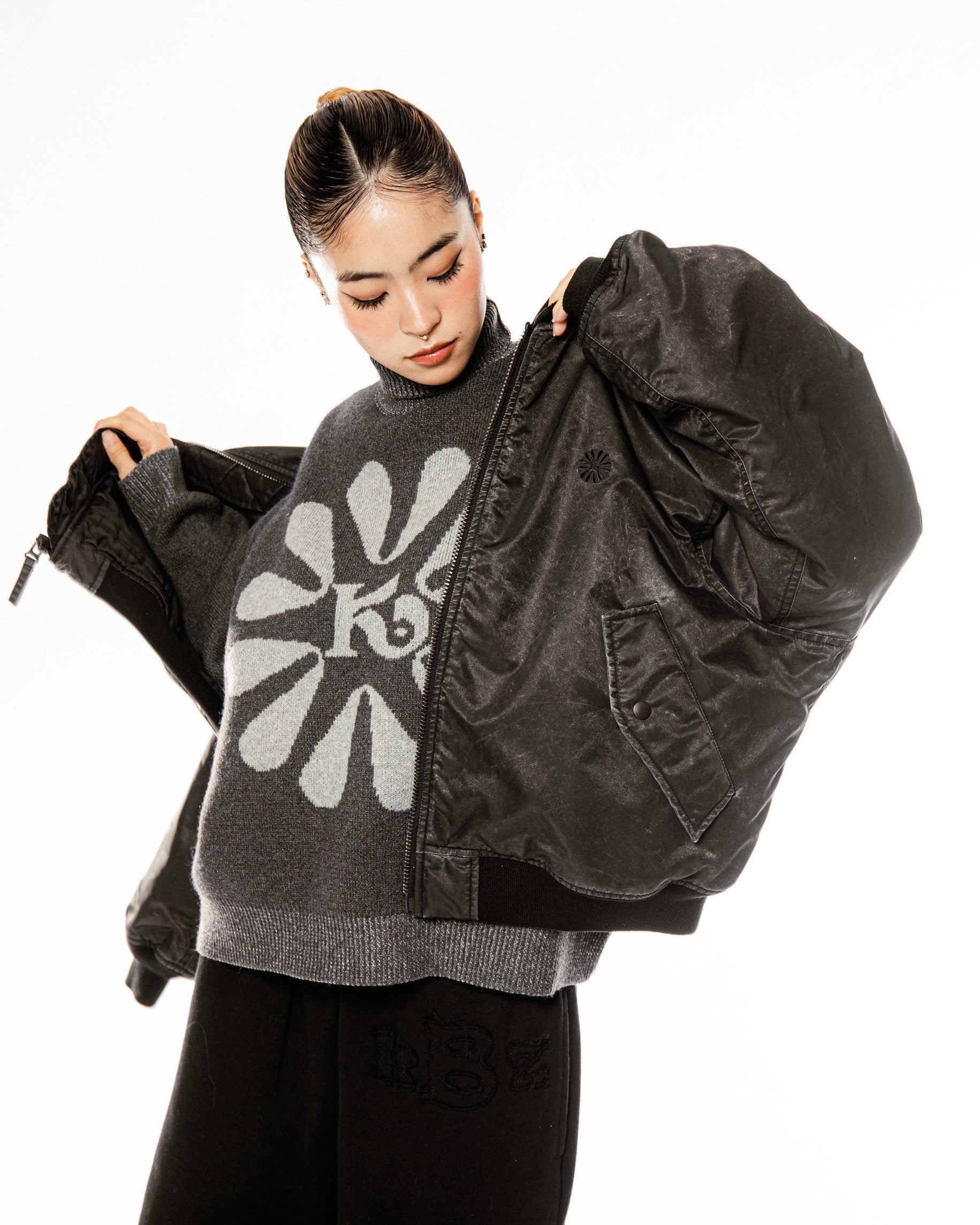 BABY WASHED SATIN MA-1