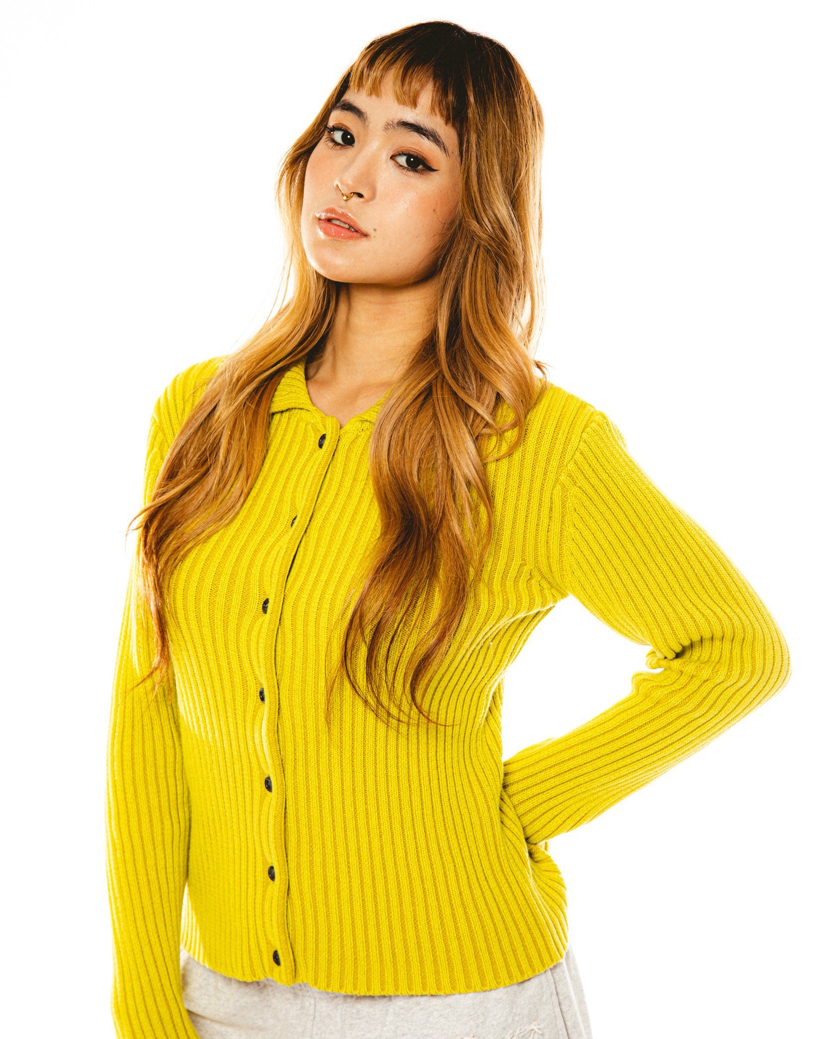 COLLAR UP KNIT