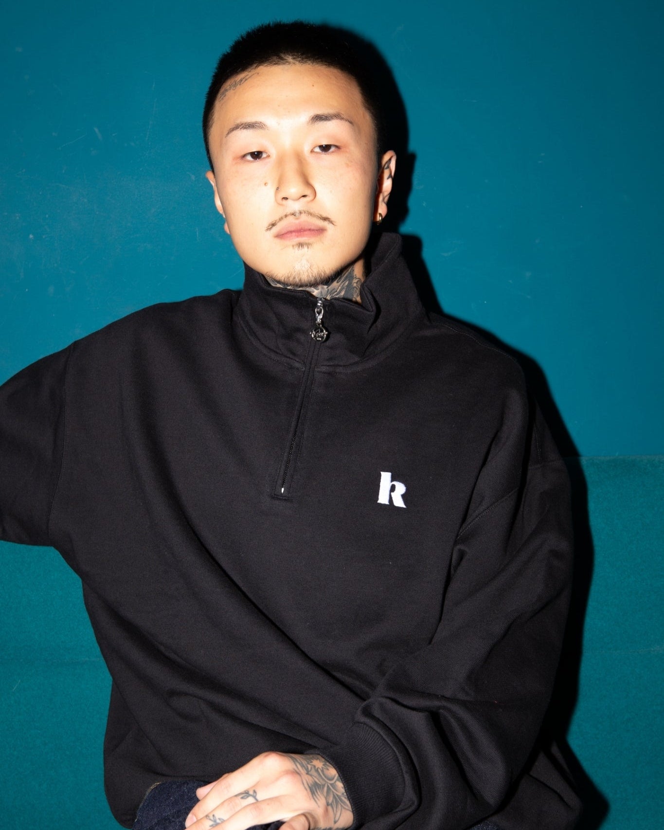 NK HALF ZIP SWEAT PULLOVER