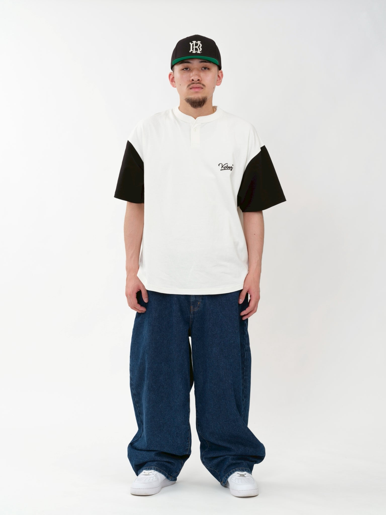 ROUND HENLEY NECK S/S TEE
