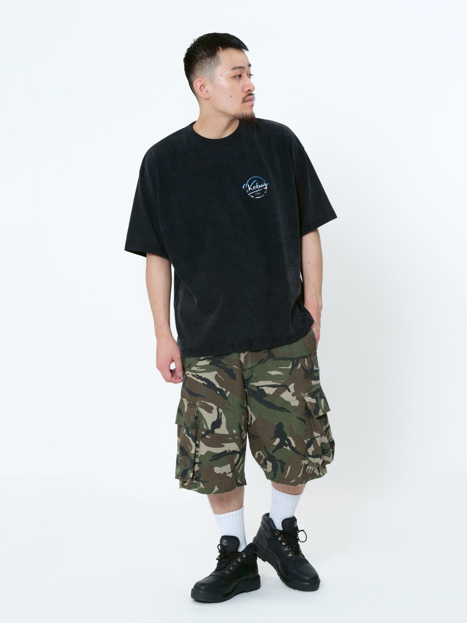 METAL BB WASHED S/S TEE