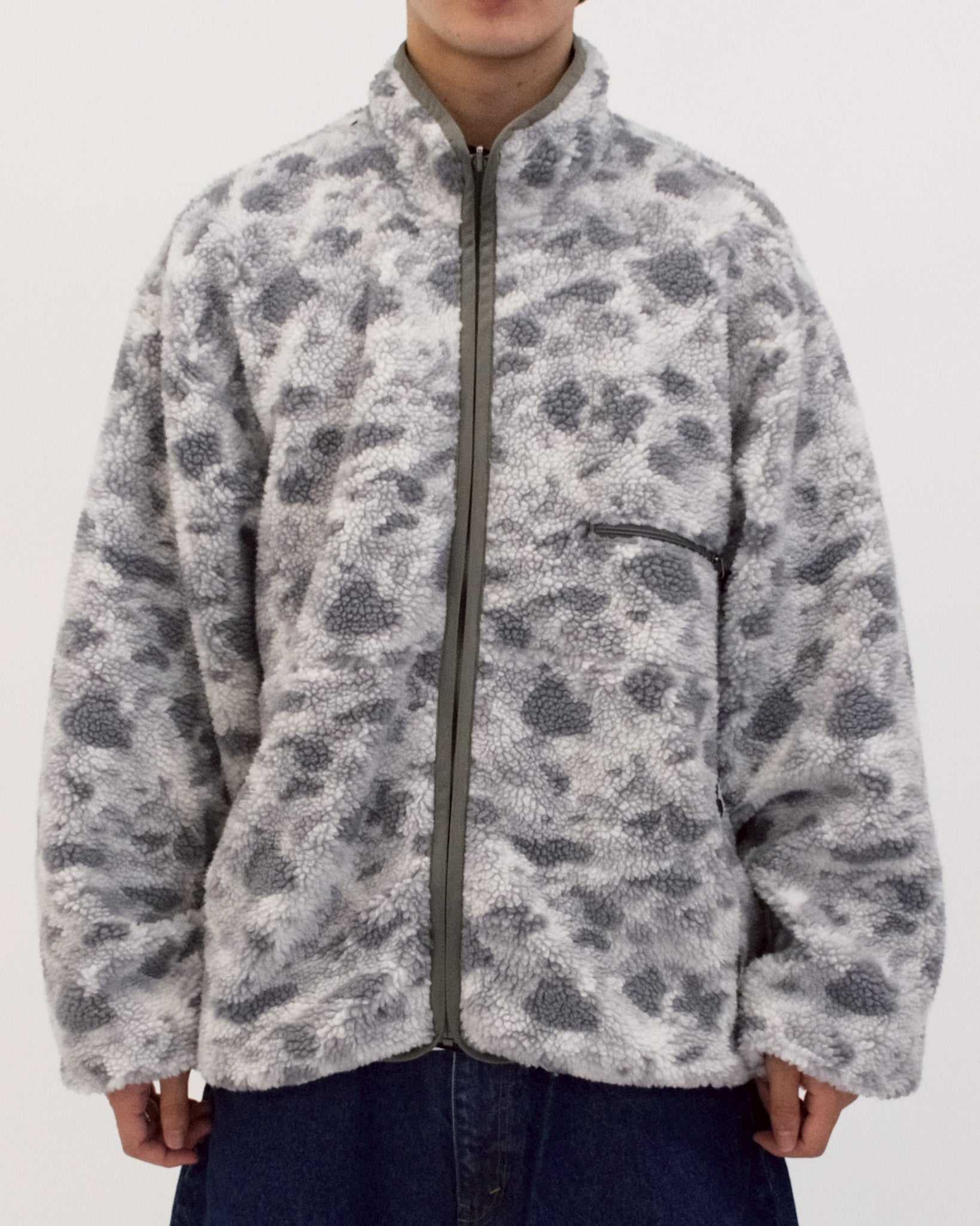 NYLON FLEECE REVERSIBLE JACKET