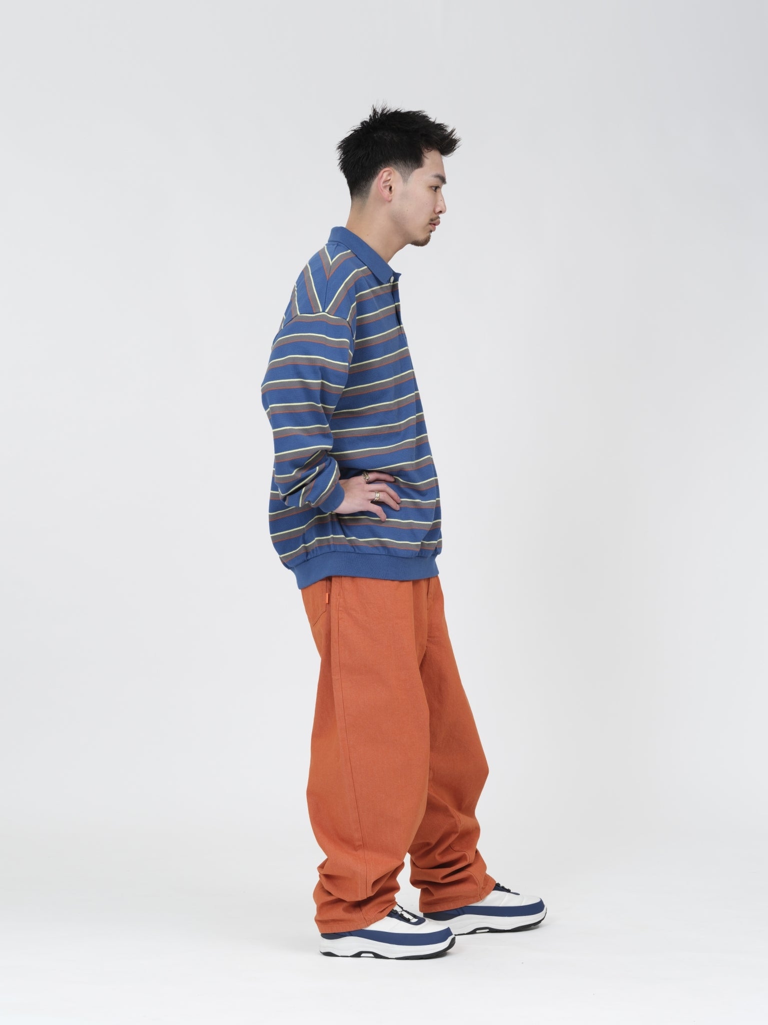 BORDER L/S POLO