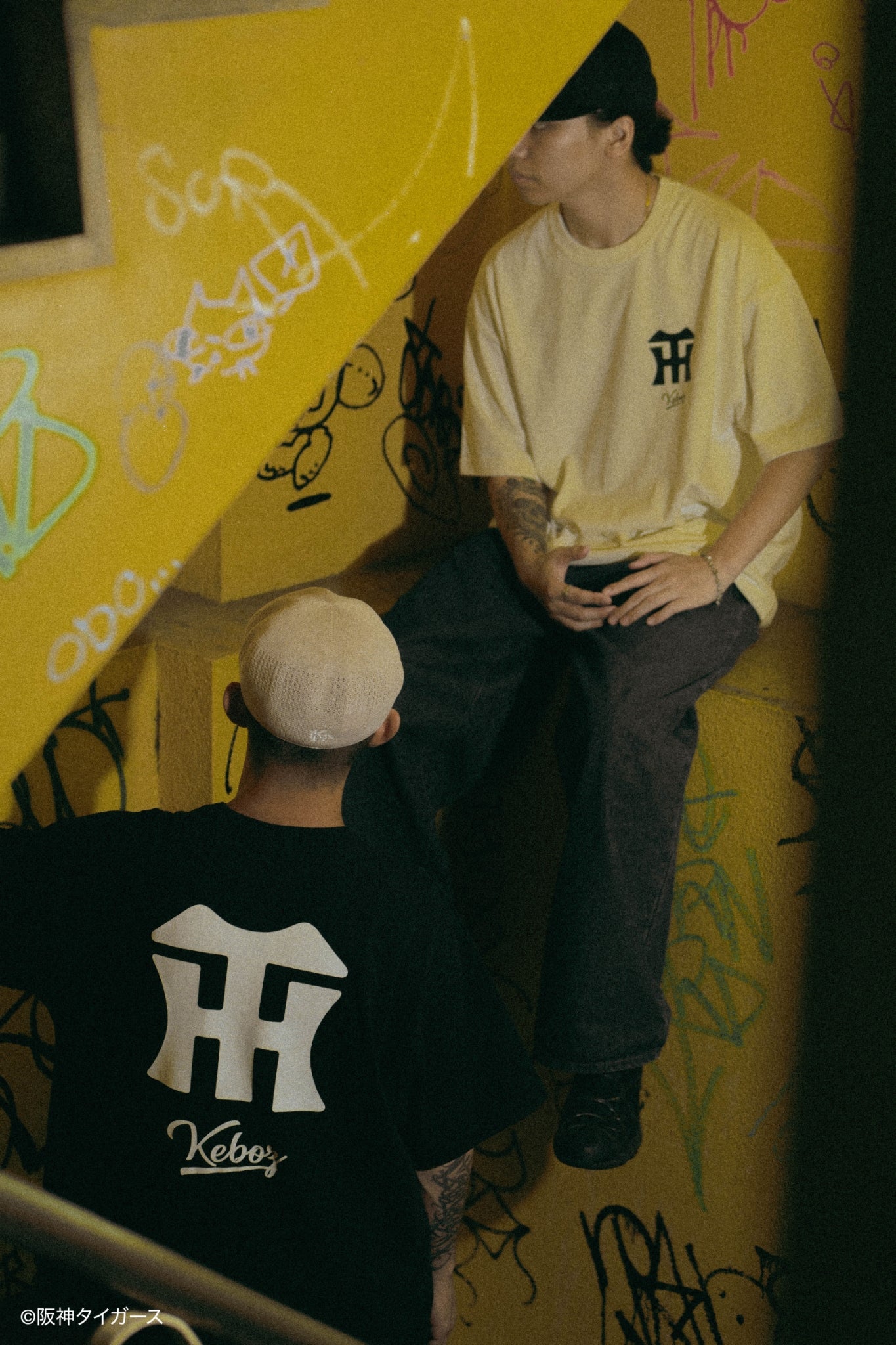 TIGERS × KEBOZ HT LOGO S/S TEE