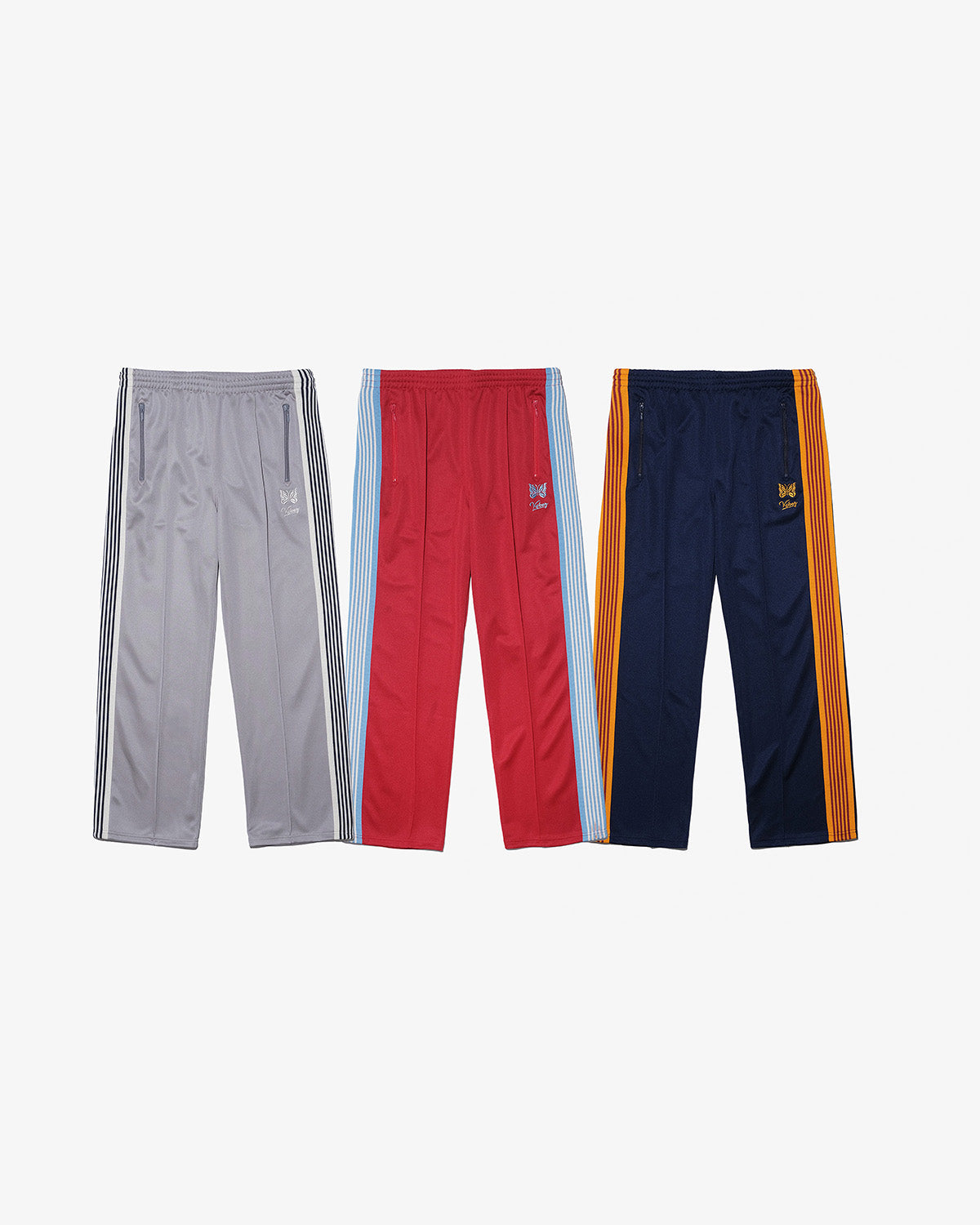 NEEDLES × KEBOZ TRACK PANTS REGULAR FIT
