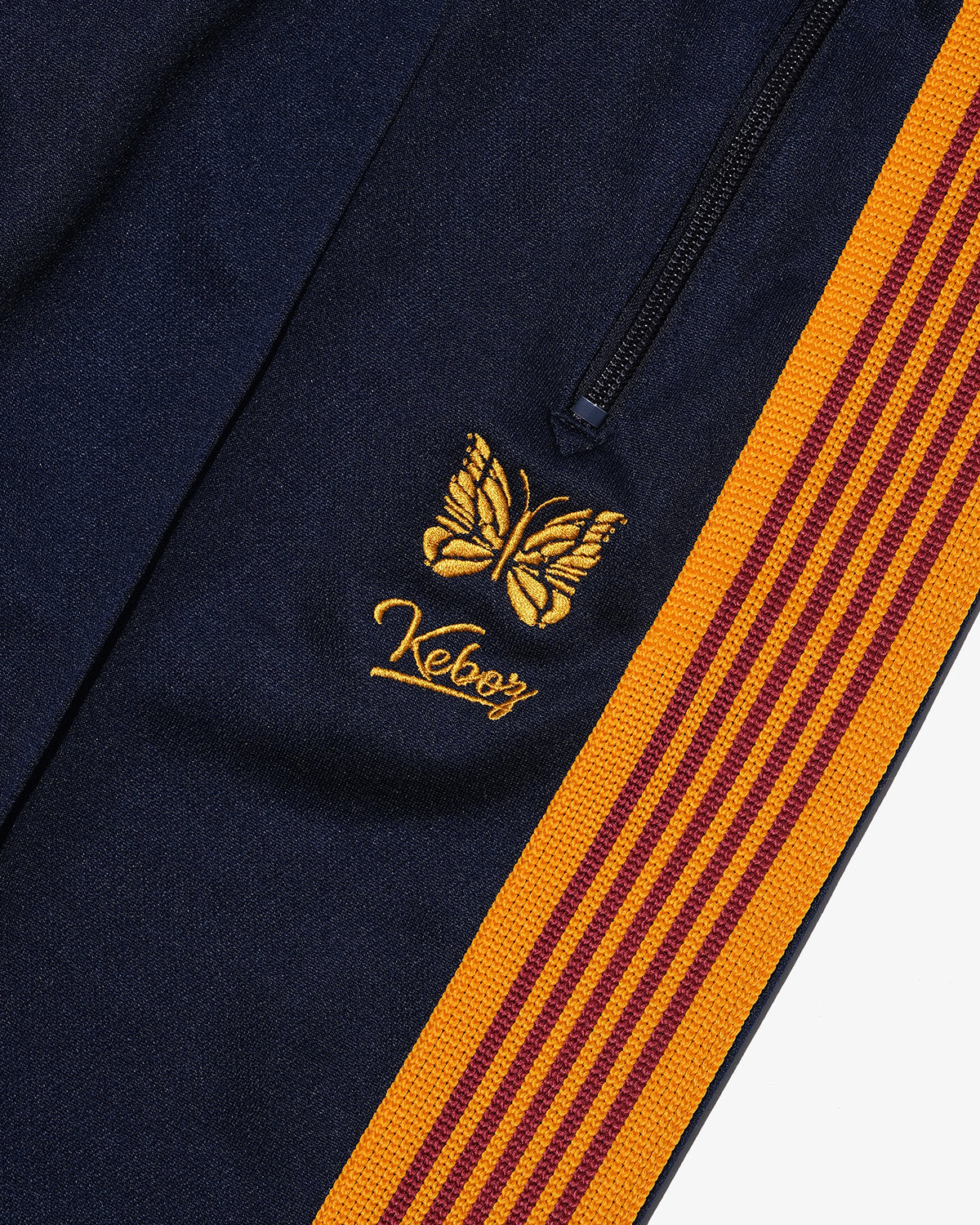 NEEDLES × KEBOZ TRACK PANTS REGULAR FIT