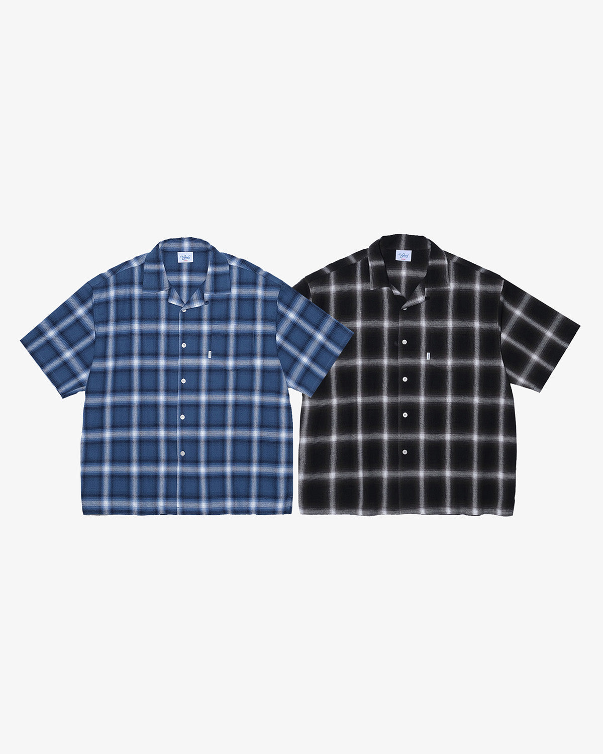 スタカリ Ombre Check Wool Shirt Sサイズ OMBRE CHECK S/S SHIRT