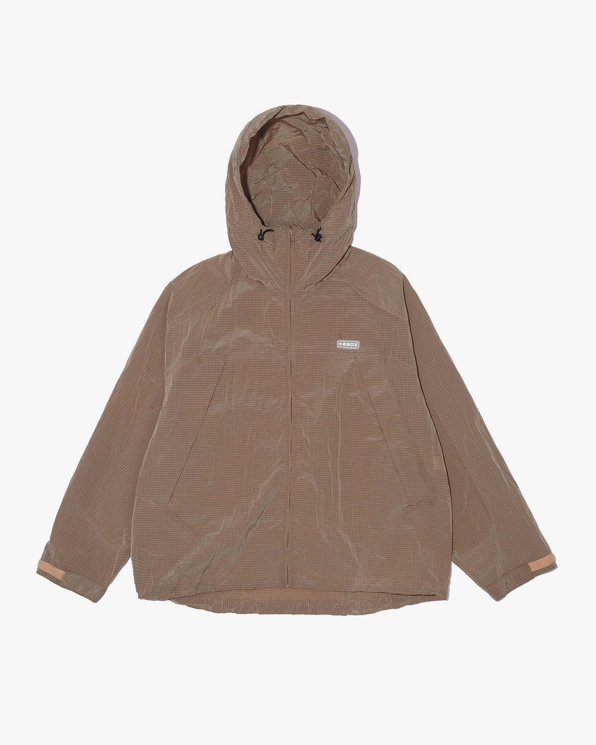 PACKABLE RIPSTOP NYLON HOODIE JACKET