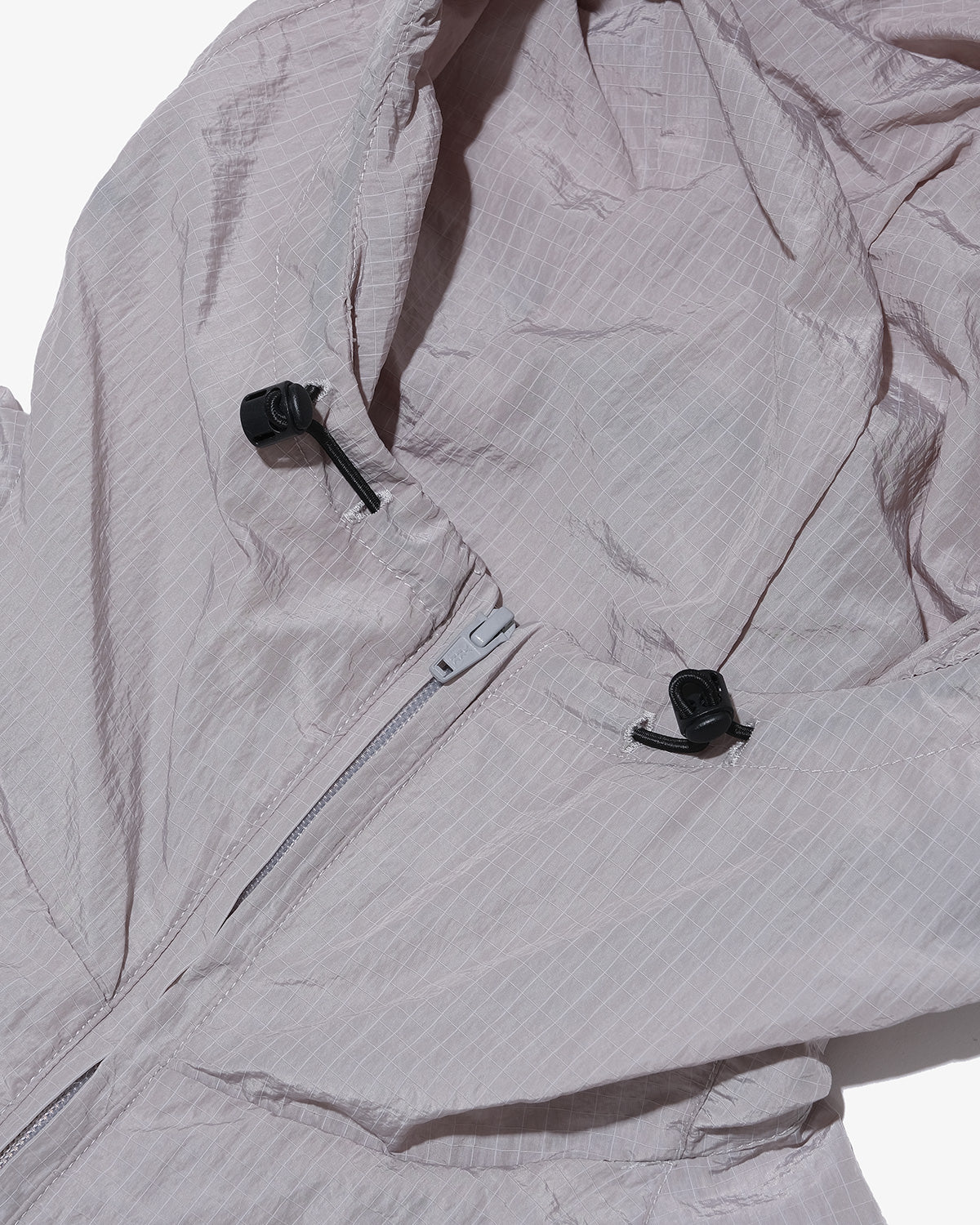 PACKABLE RIPSTOP NYLON HOODIE JACKET