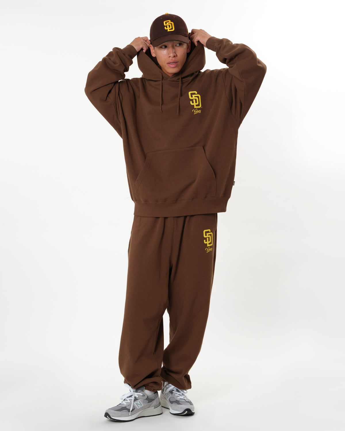 KEBOZ × MLB SAN DIEGO PADRES LOGO SWEAT PANTS