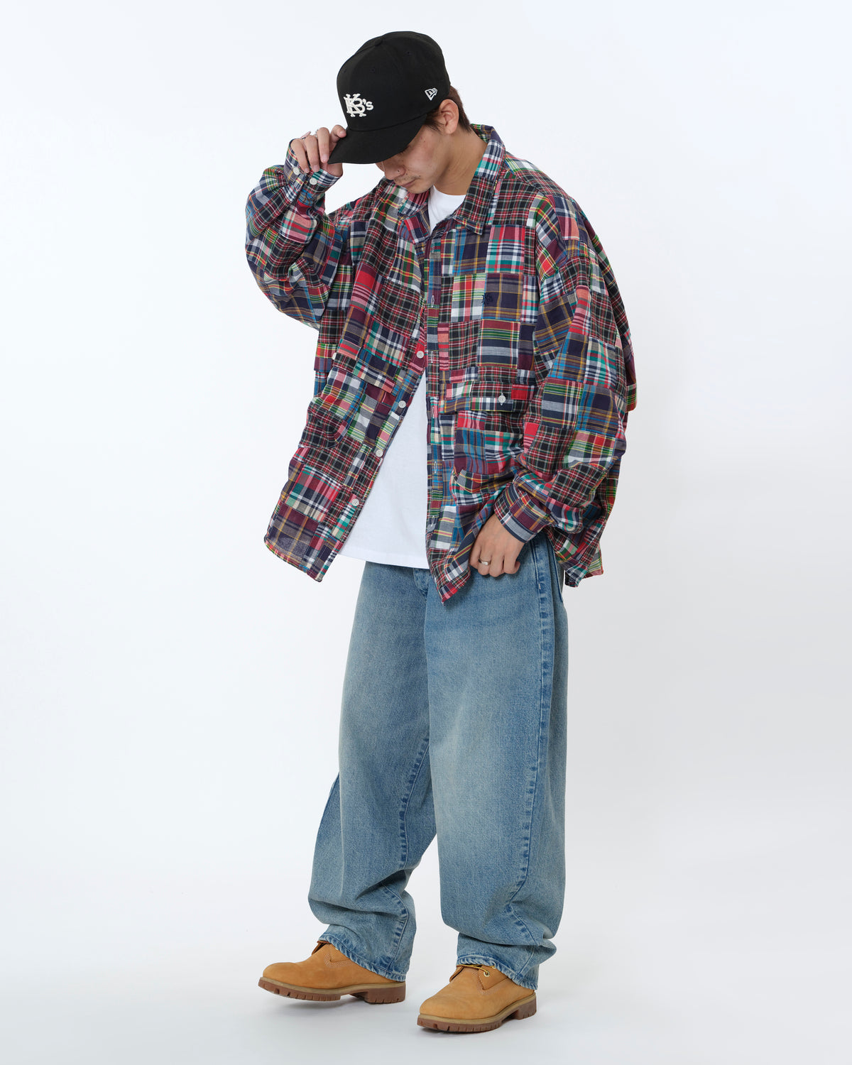 PATCHWORK L/S BALL SHIRT