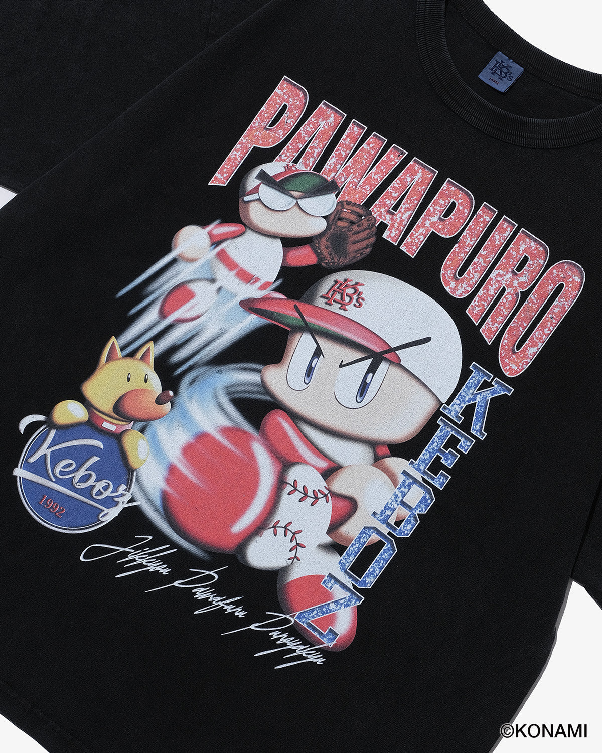 PAWAPURO × KEBOZ WASHED S/S TEE