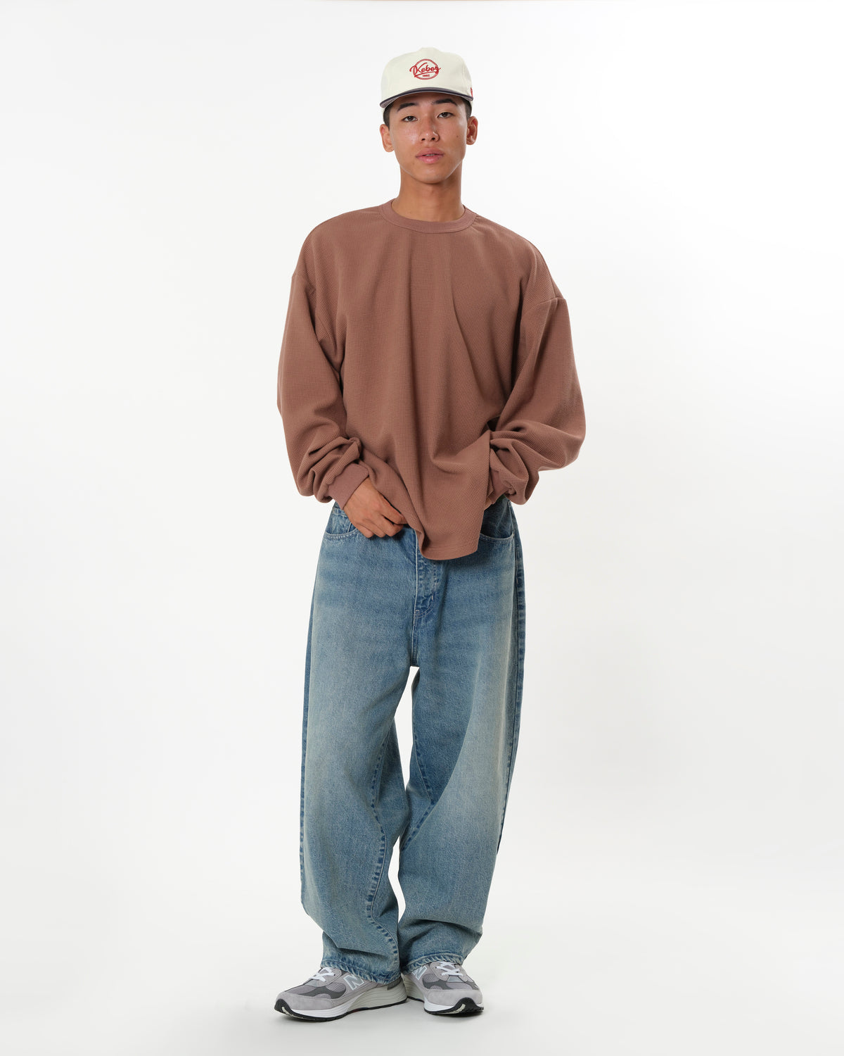 PE WAFFLE L/S TEE