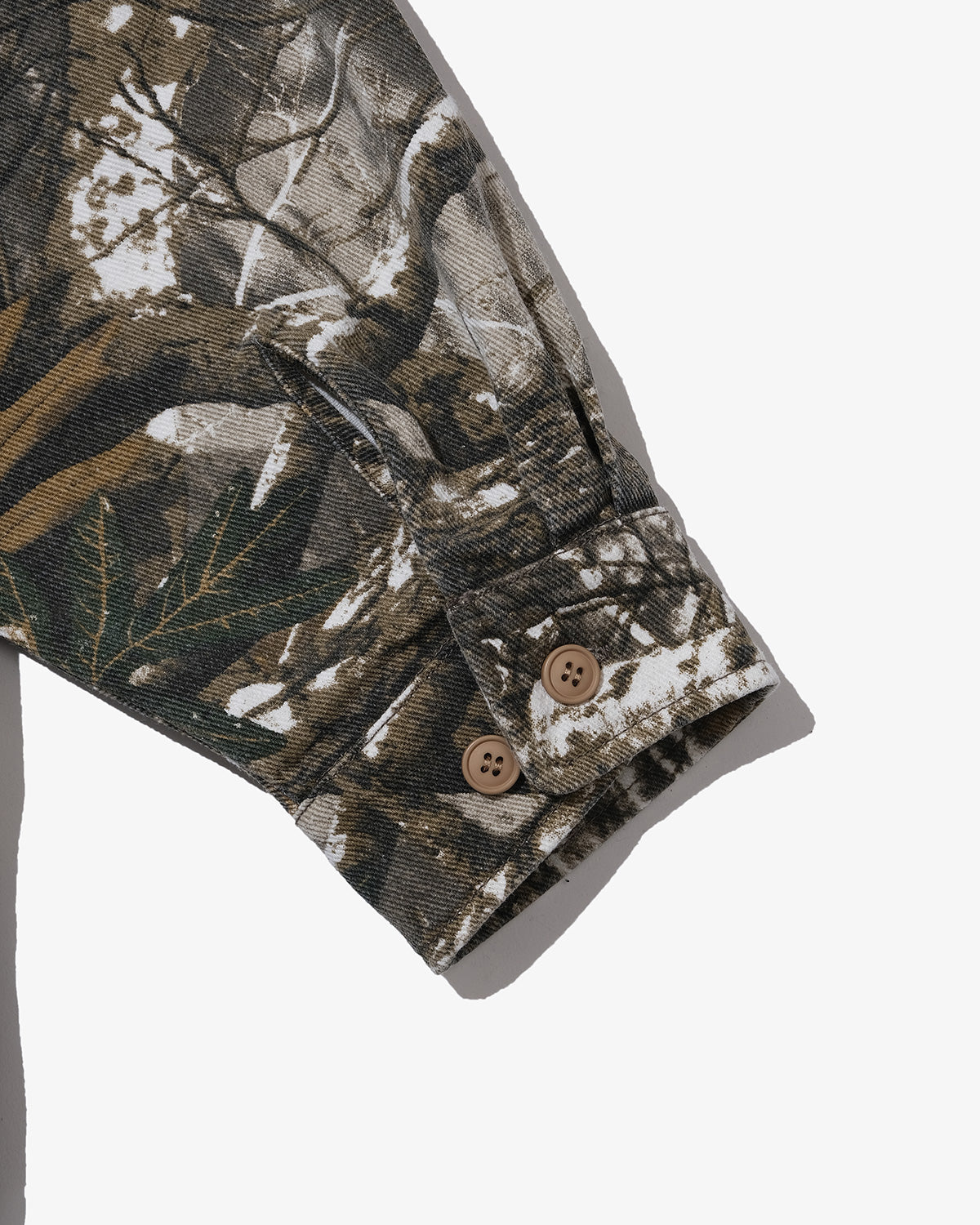 REAL TREE CAMO HALF ZIP HOODED SHIRT