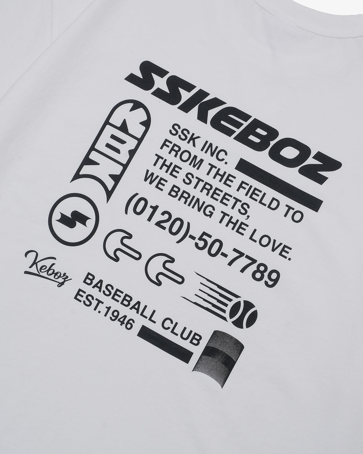SSK × KEBOZ MULTI GRAPHIC S/S TEE